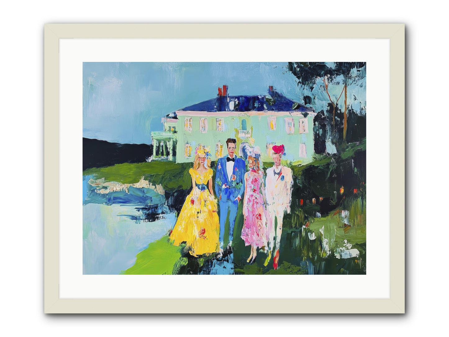 Where We Belong -- Framed Print - White 24x18