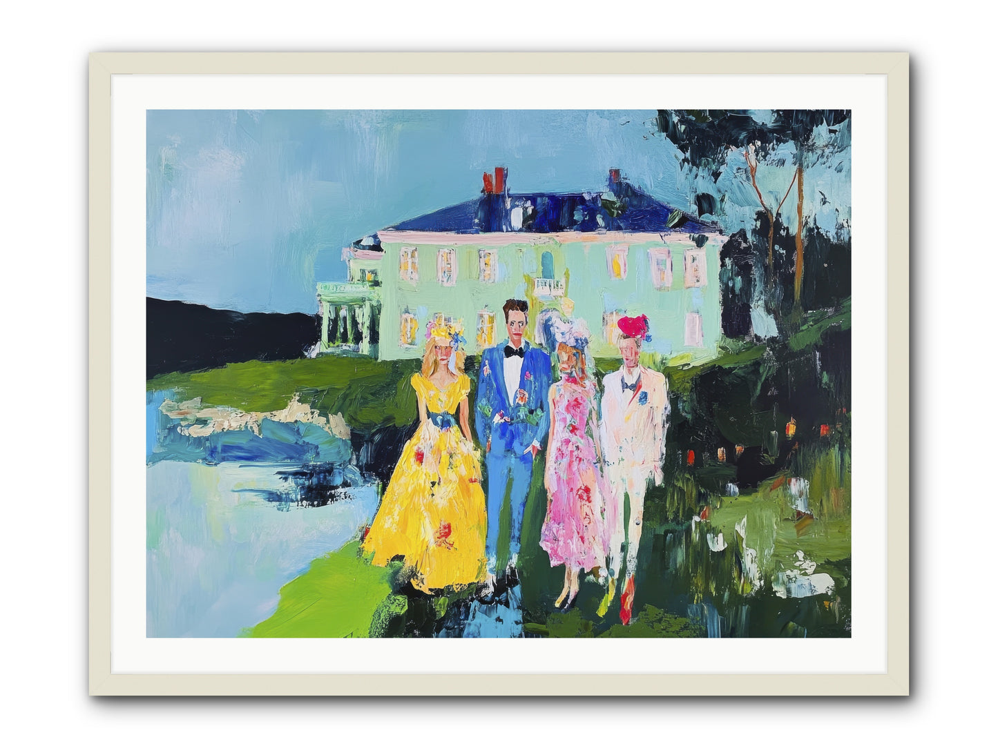 Where We Belong -- Framed Print - White 40x30
