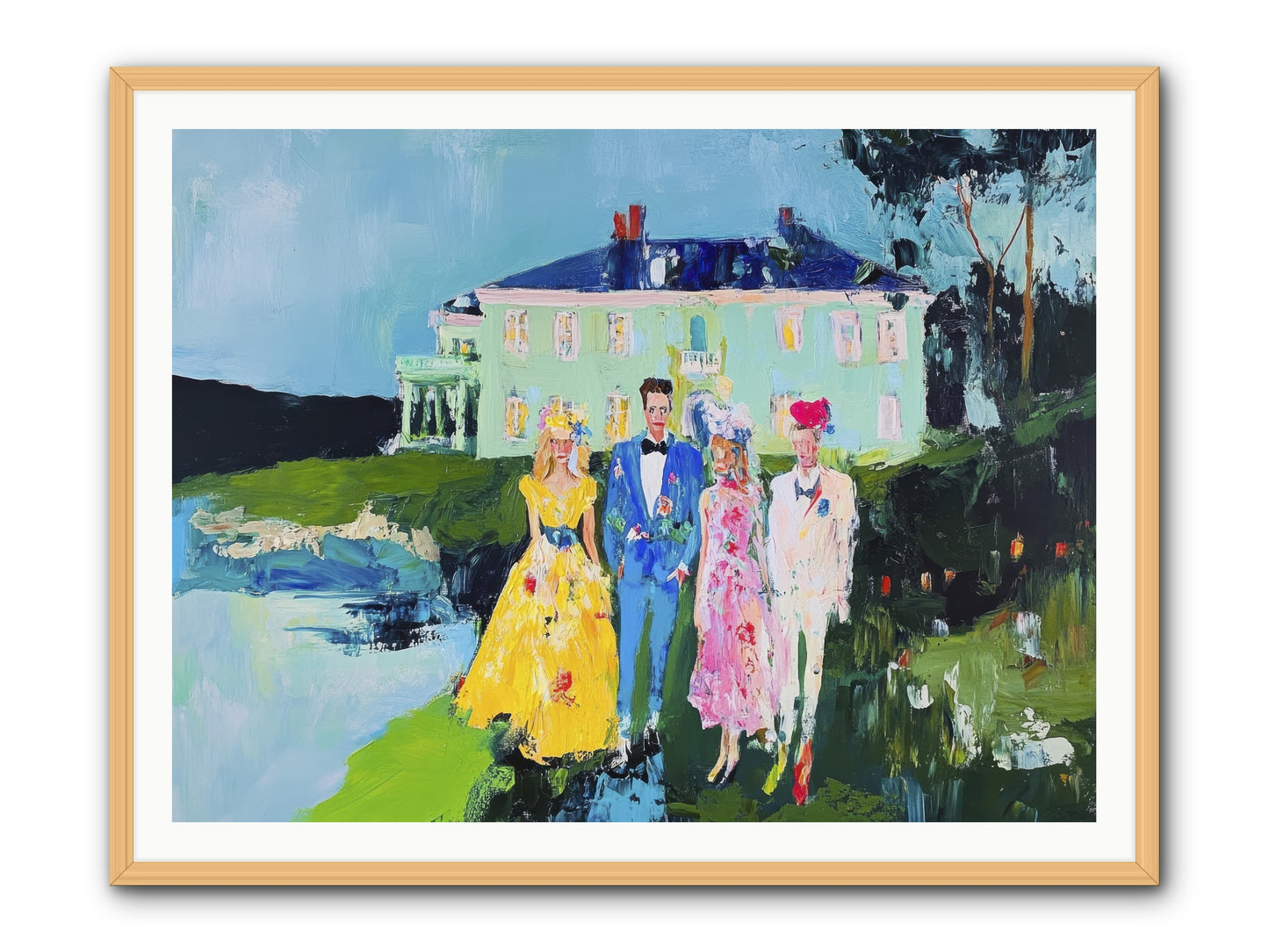 Where We Belong -- Framed Print - Natural 48x36