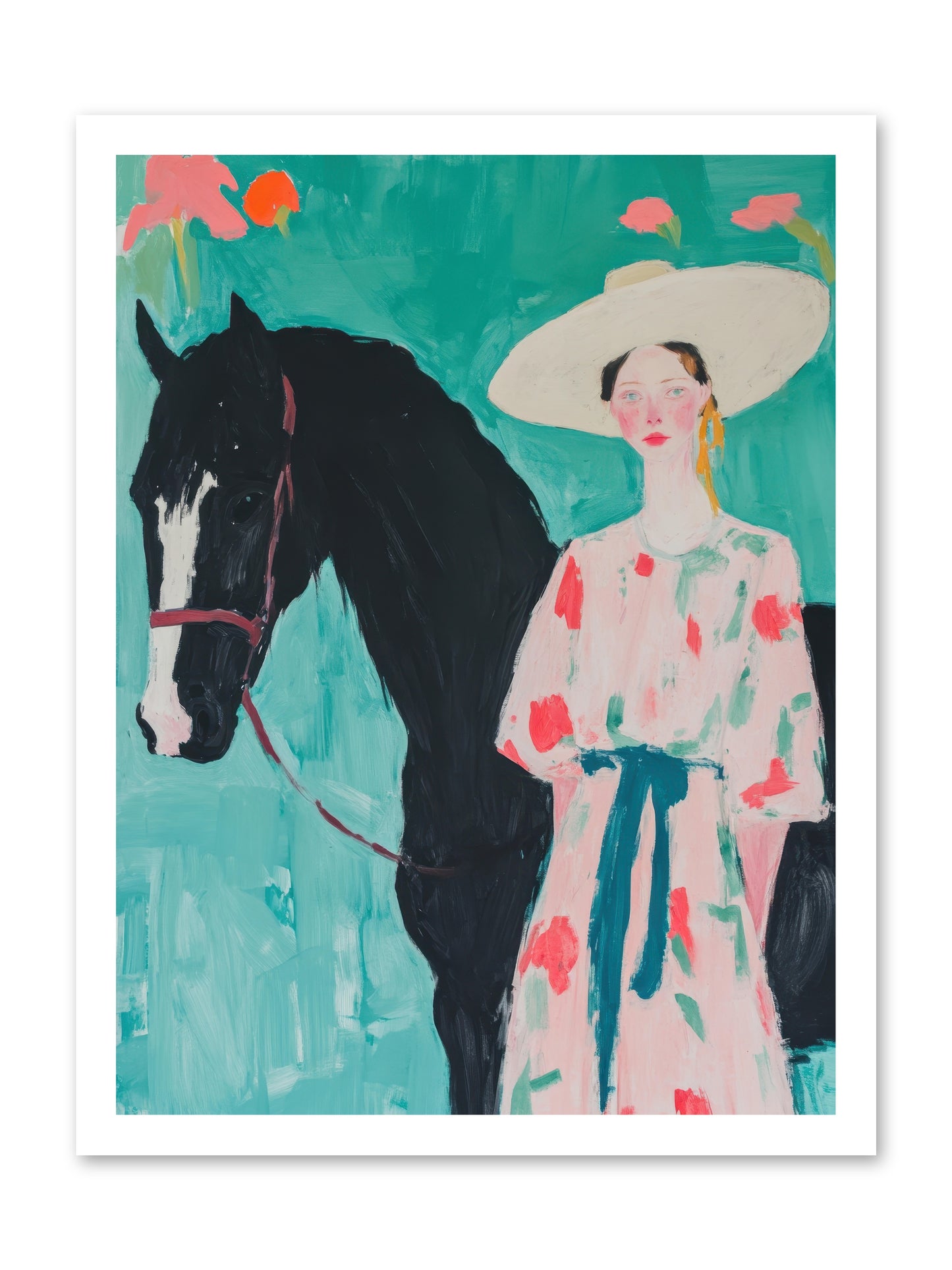 Where Wild Hearts Roam -- Paper Print 18x24