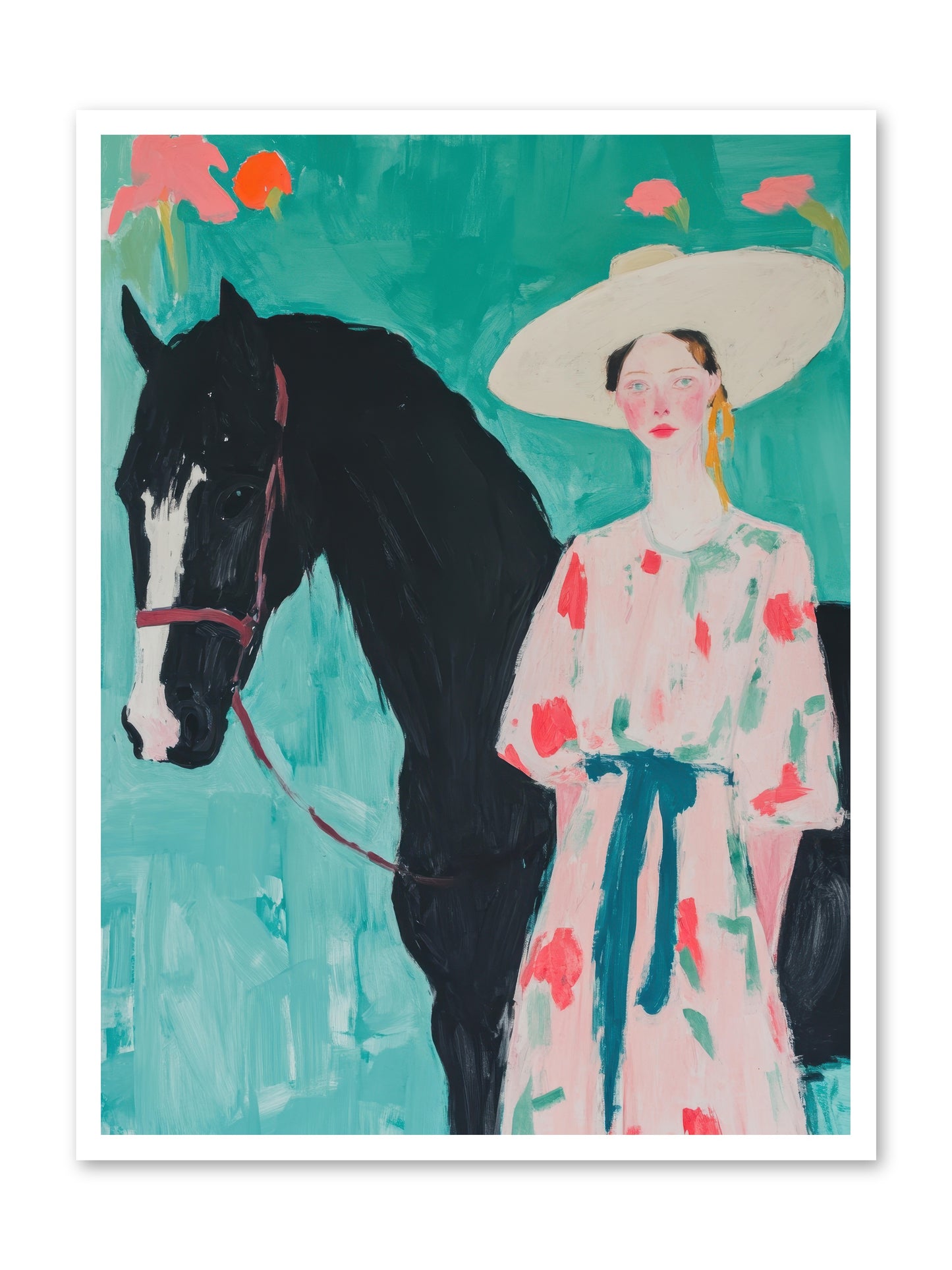 Where Wild Hearts Roam -- Paper Print 30x40