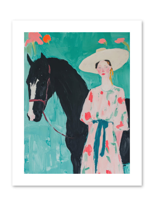 Where Wild Hearts Roam -- Paper Print 9x12