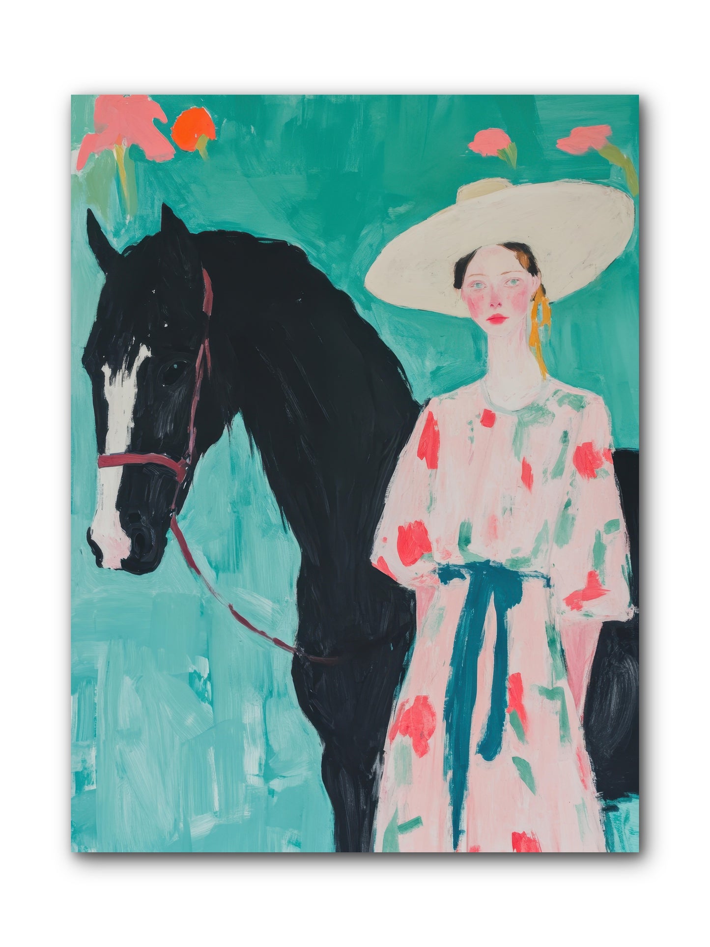 Where Wild Hearts Roam -- Wrapped Canvas 9x12