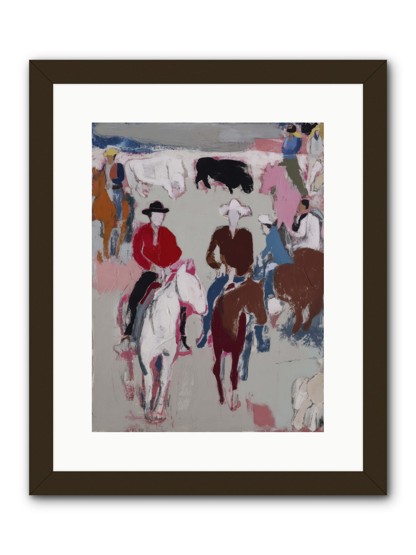 Where Wildness Whispers Yes -- Framed Print - Black 12x16