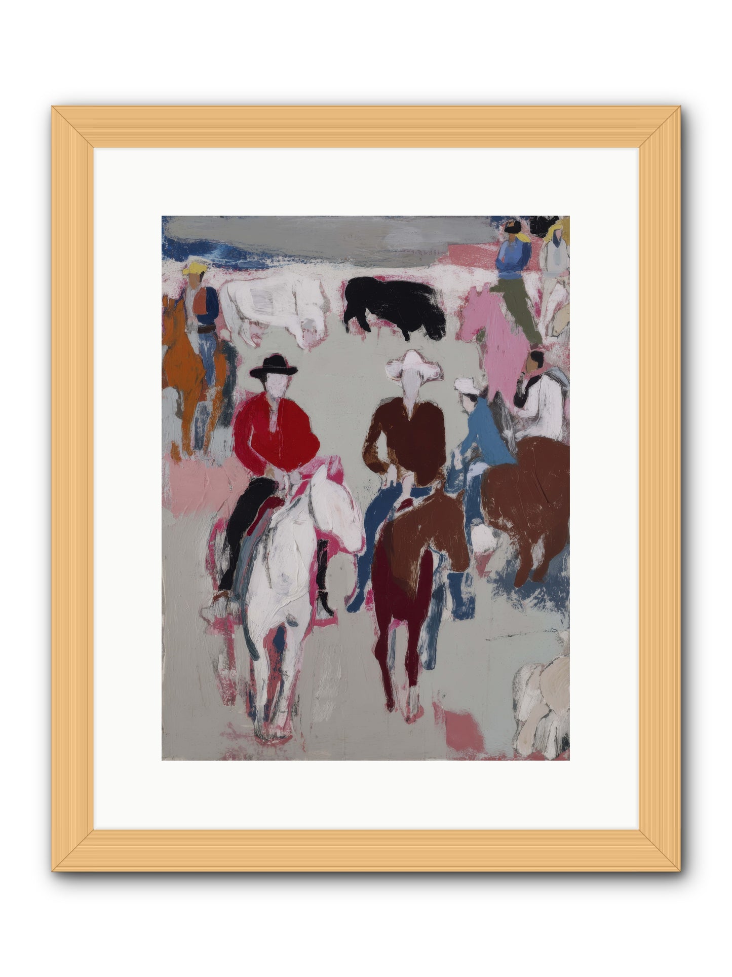 Where Wildness Whispers Yes -- Framed Print - Natural 12x16