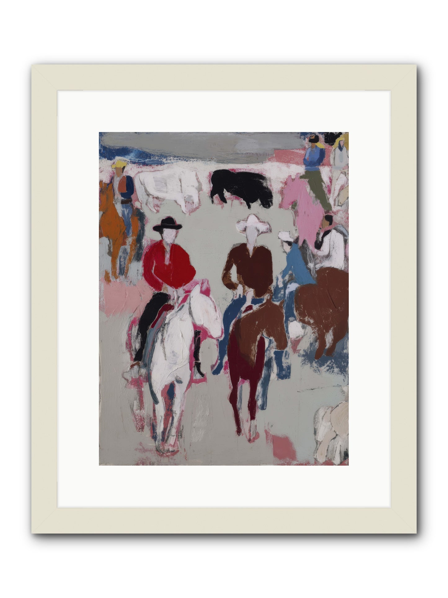 Where Wildness Whispers Yes -- Framed Print - White 12x16