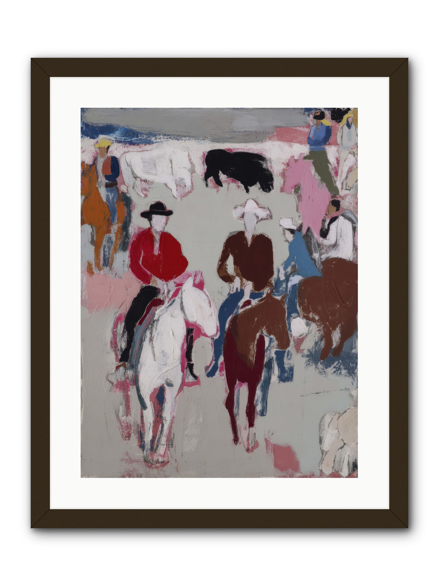 Where Wildness Whispers Yes -- Framed Print - Black 18x24