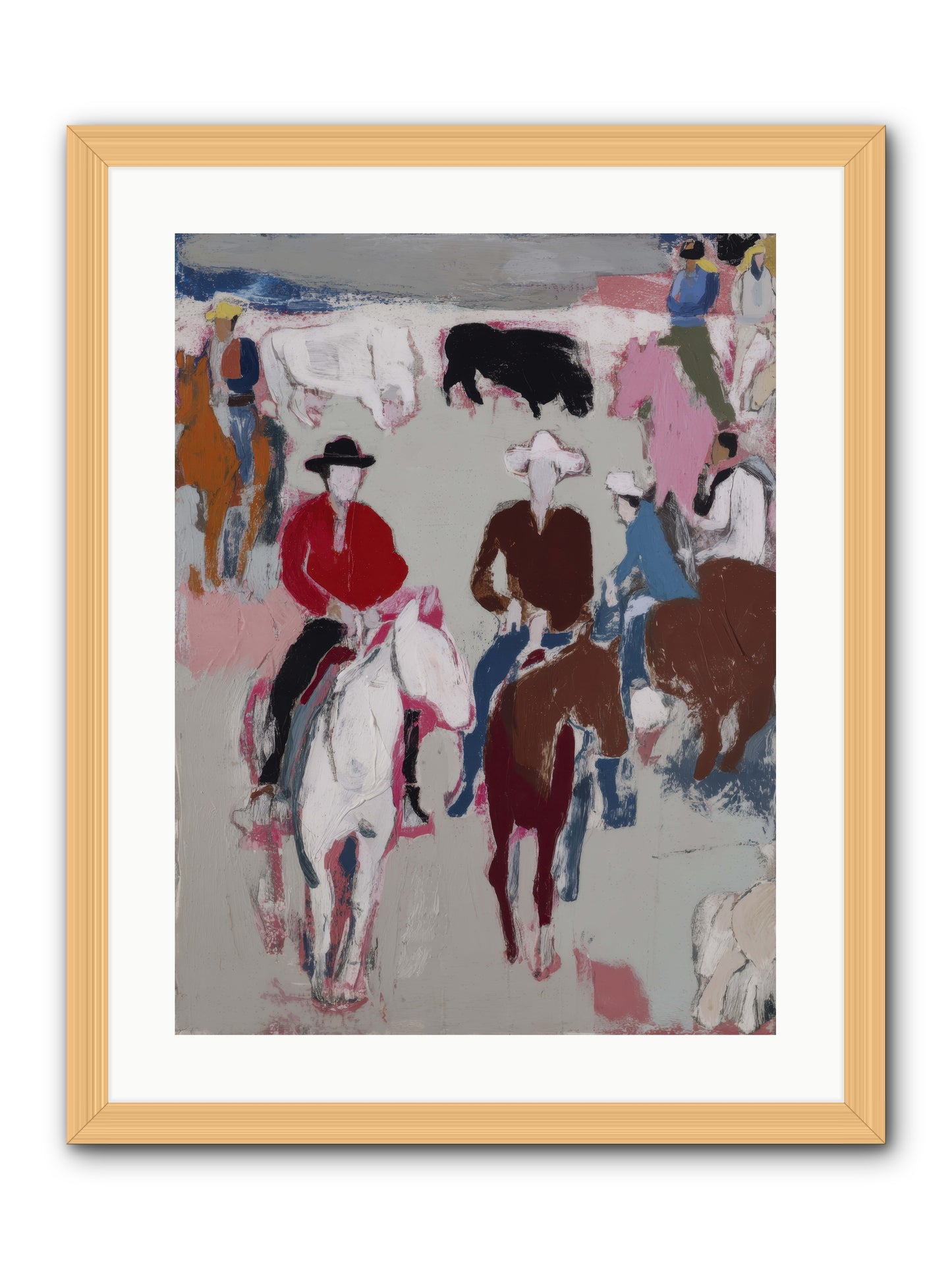 Where Wildness Whispers Yes -- Framed Print - Natural 18x24