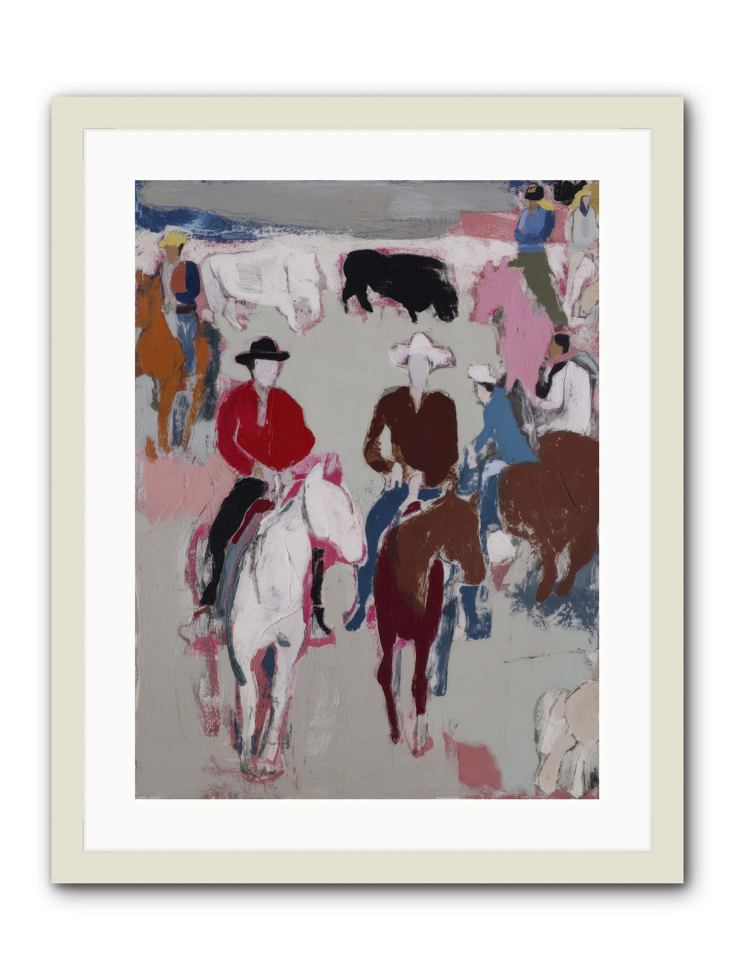 Where Wildness Whispers Yes -- Framed Print - White 18x24