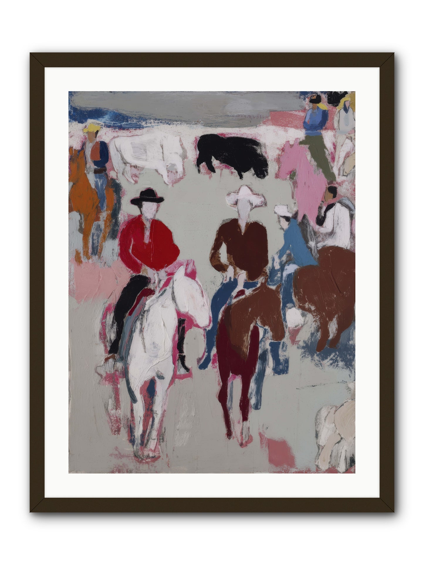 Where Wildness Whispers Yes -- Framed Print - Black 24x32