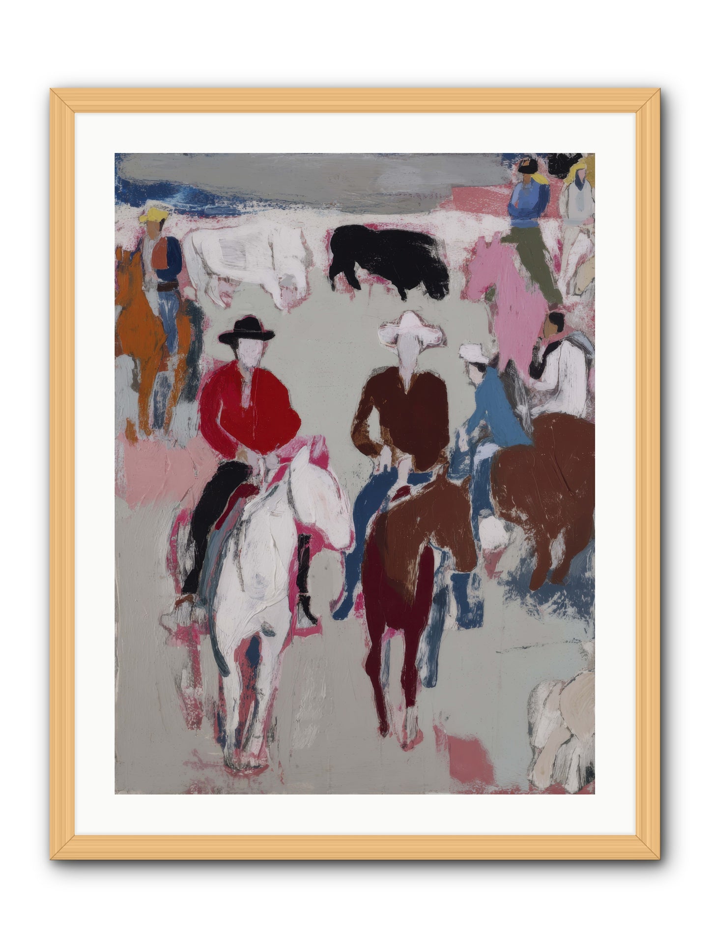 Where Wildness Whispers Yes -- Framed Print - Natural 24x32