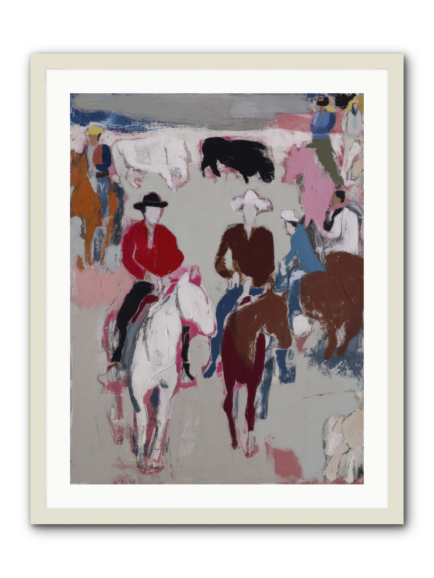 Where Wildness Whispers Yes -- Framed Print - White 24x32