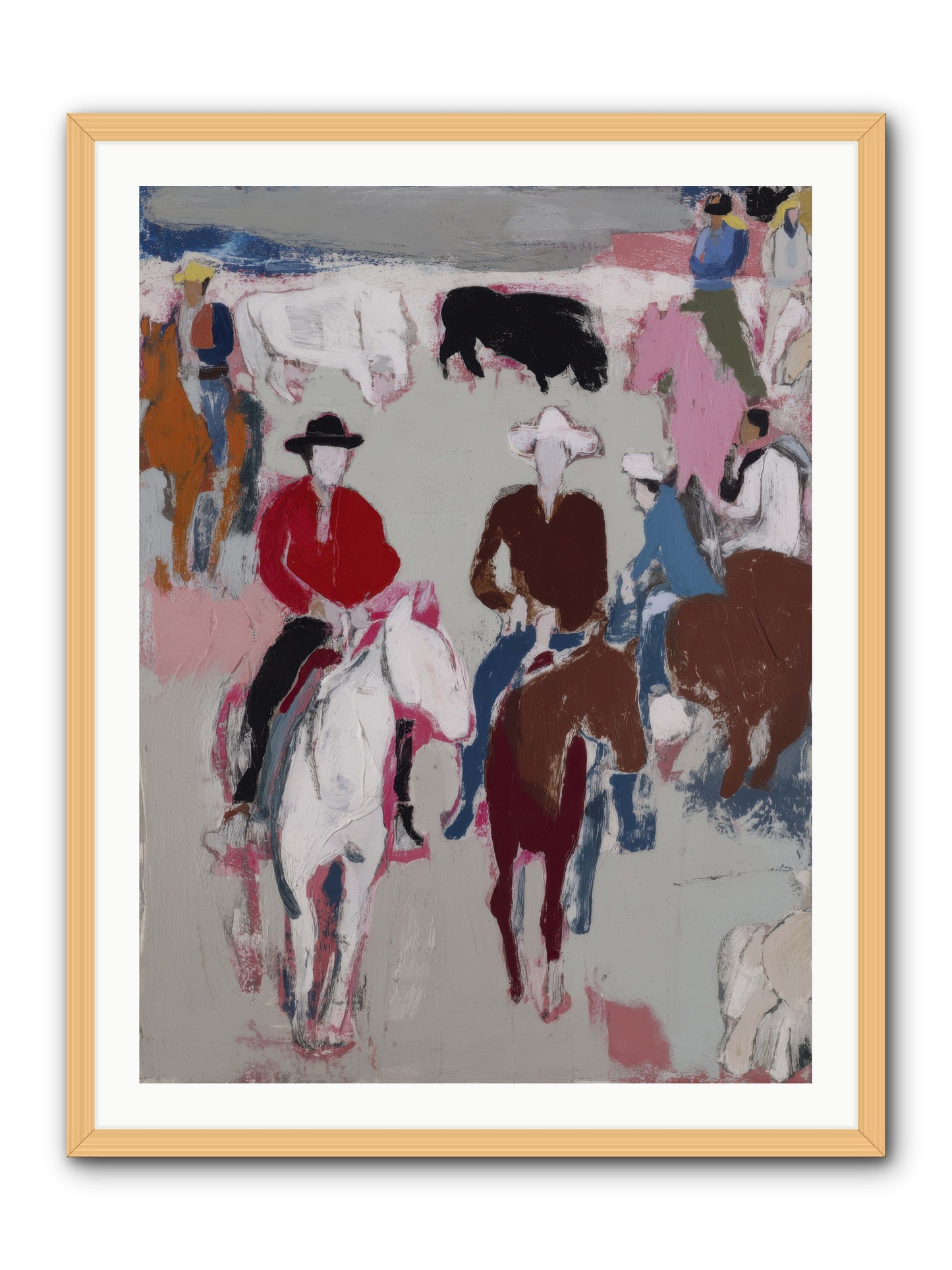 Where Wildness Whispers Yes -- Framed Print - Natural 30x40