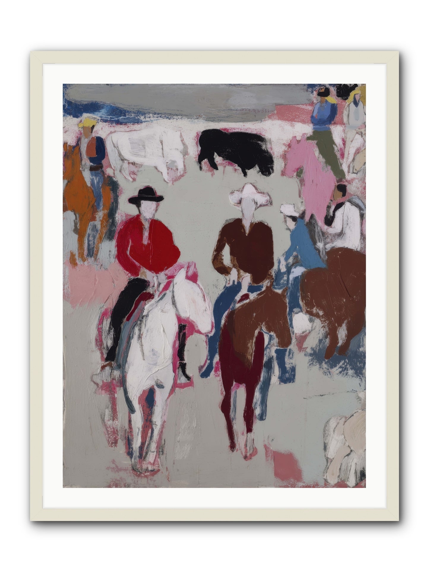 Where Wildness Whispers Yes -- Framed Print - White 30x40