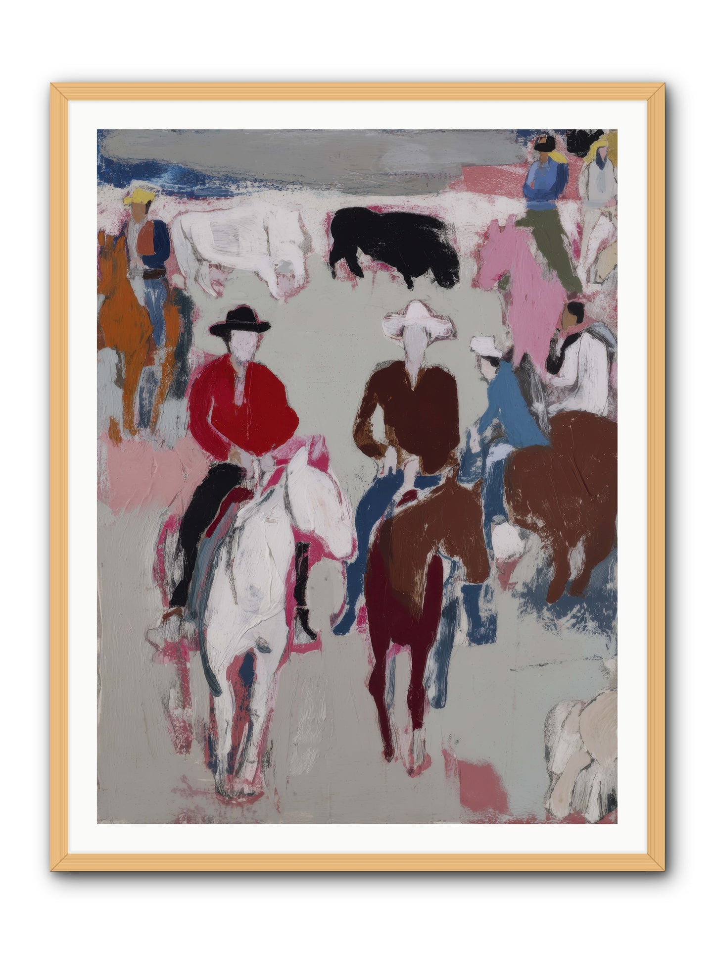 Where Wildness Whispers Yes -- Framed Print - Natural 36x48