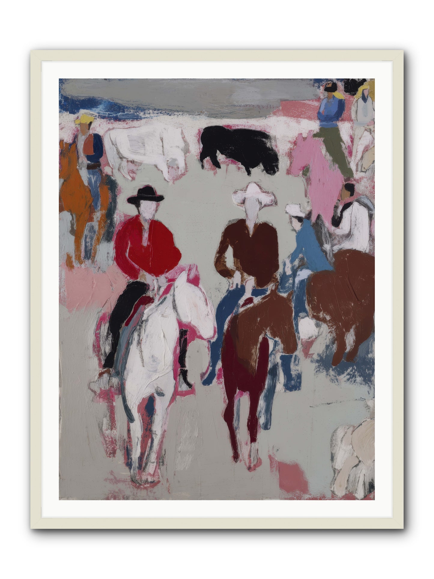 Where Wildness Whispers Yes -- Framed Print - White 36x48