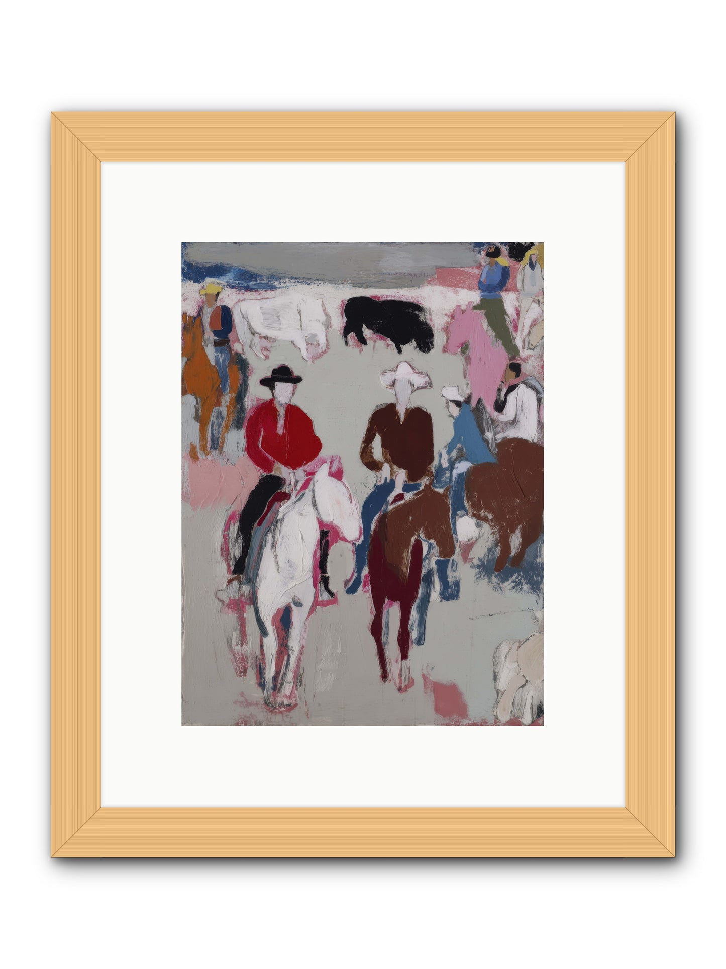 Where Wildness Whispers Yes -- Framed Print - Natural 9x12