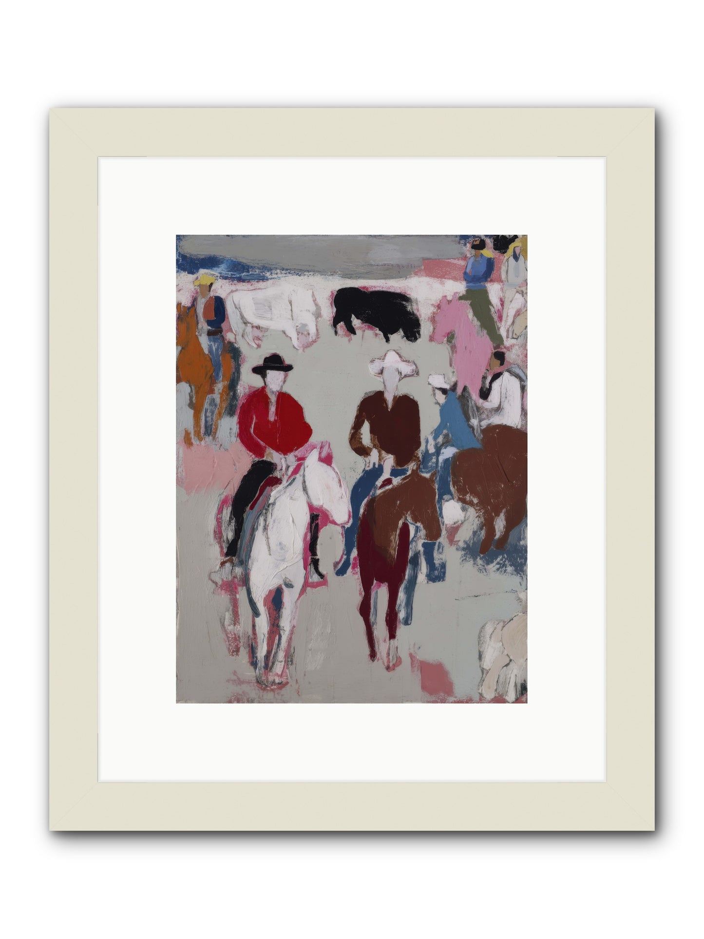 Where Wildness Whispers Yes -- Framed Print - White 9x12