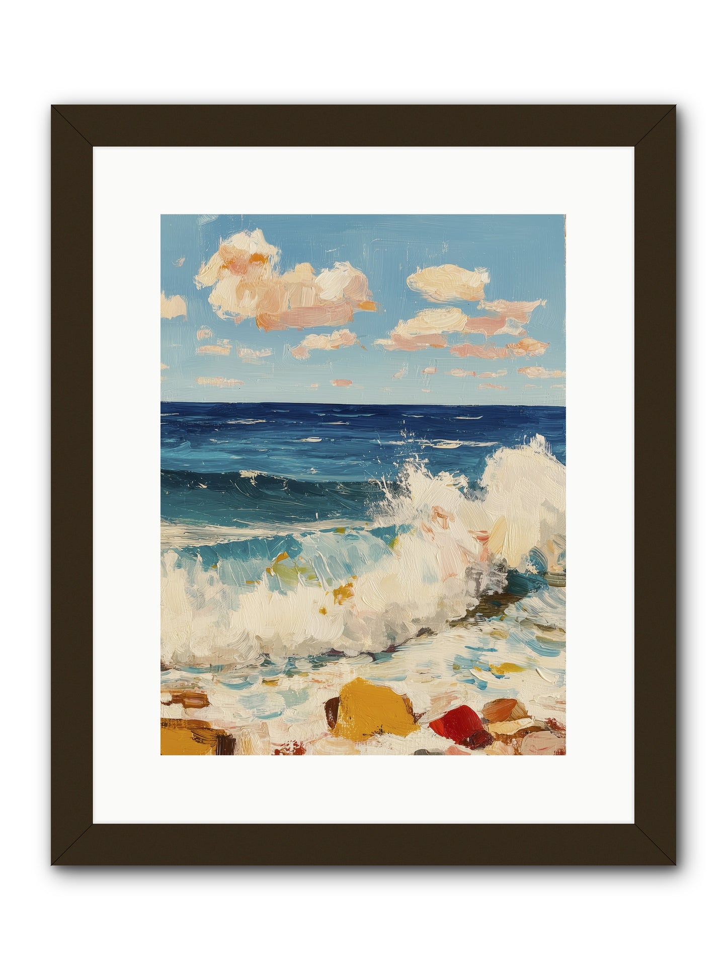 Where Worlds Collide -- Framed Print - Black 12x16