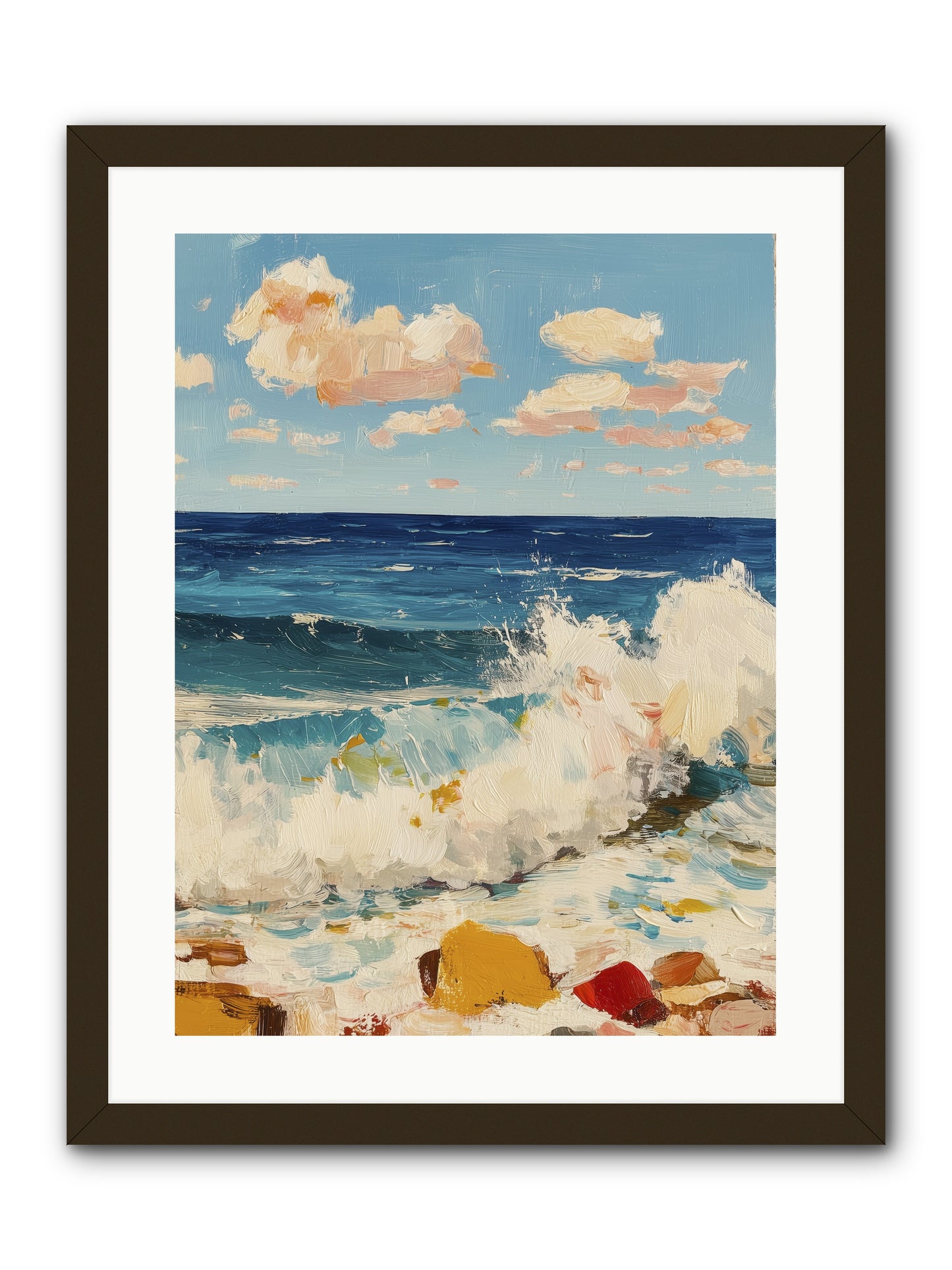 Where Worlds Collide -- Framed Print - Black 18x24