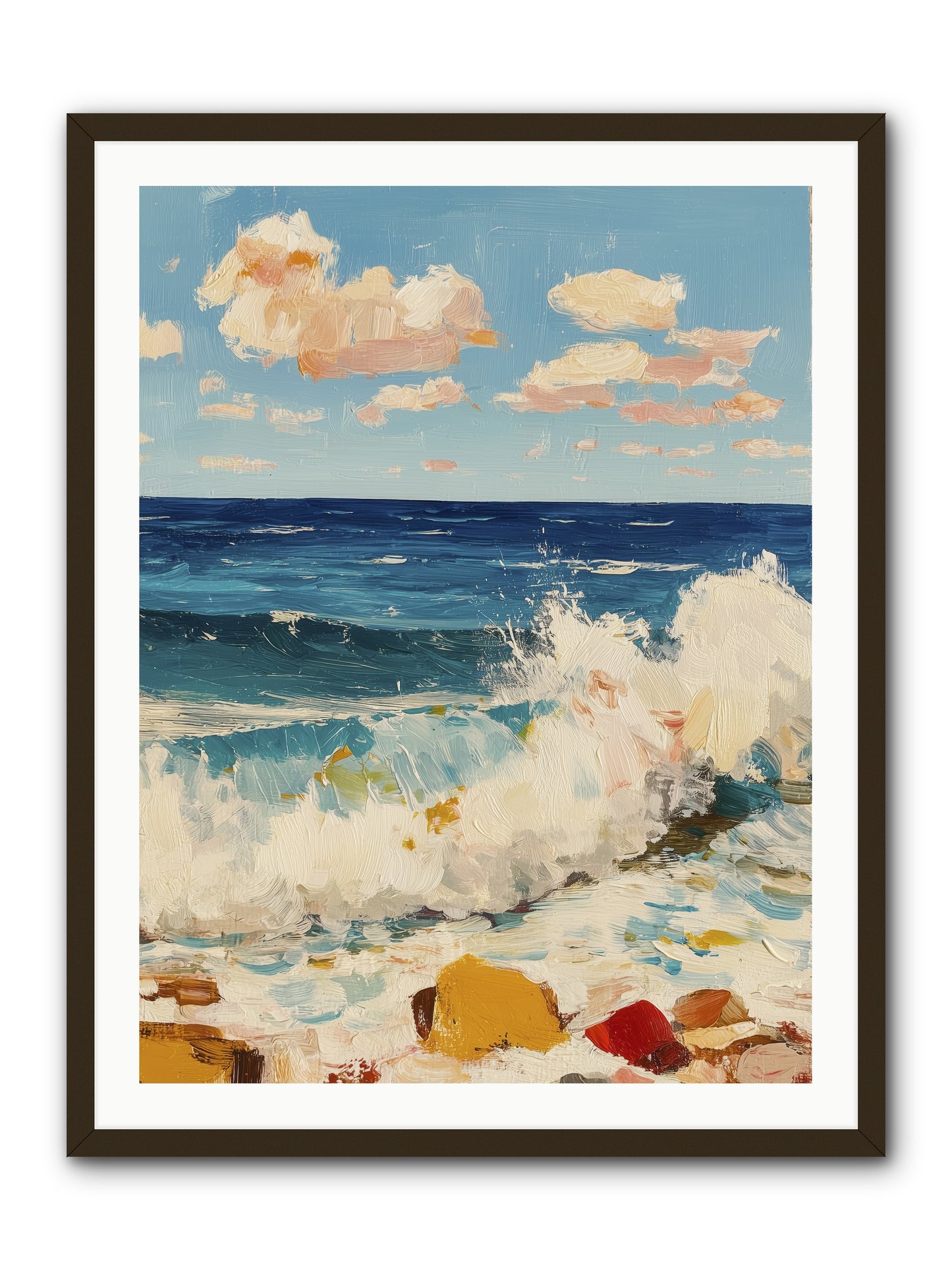 Where Worlds Collide -- Framed Print - Black 30x40
