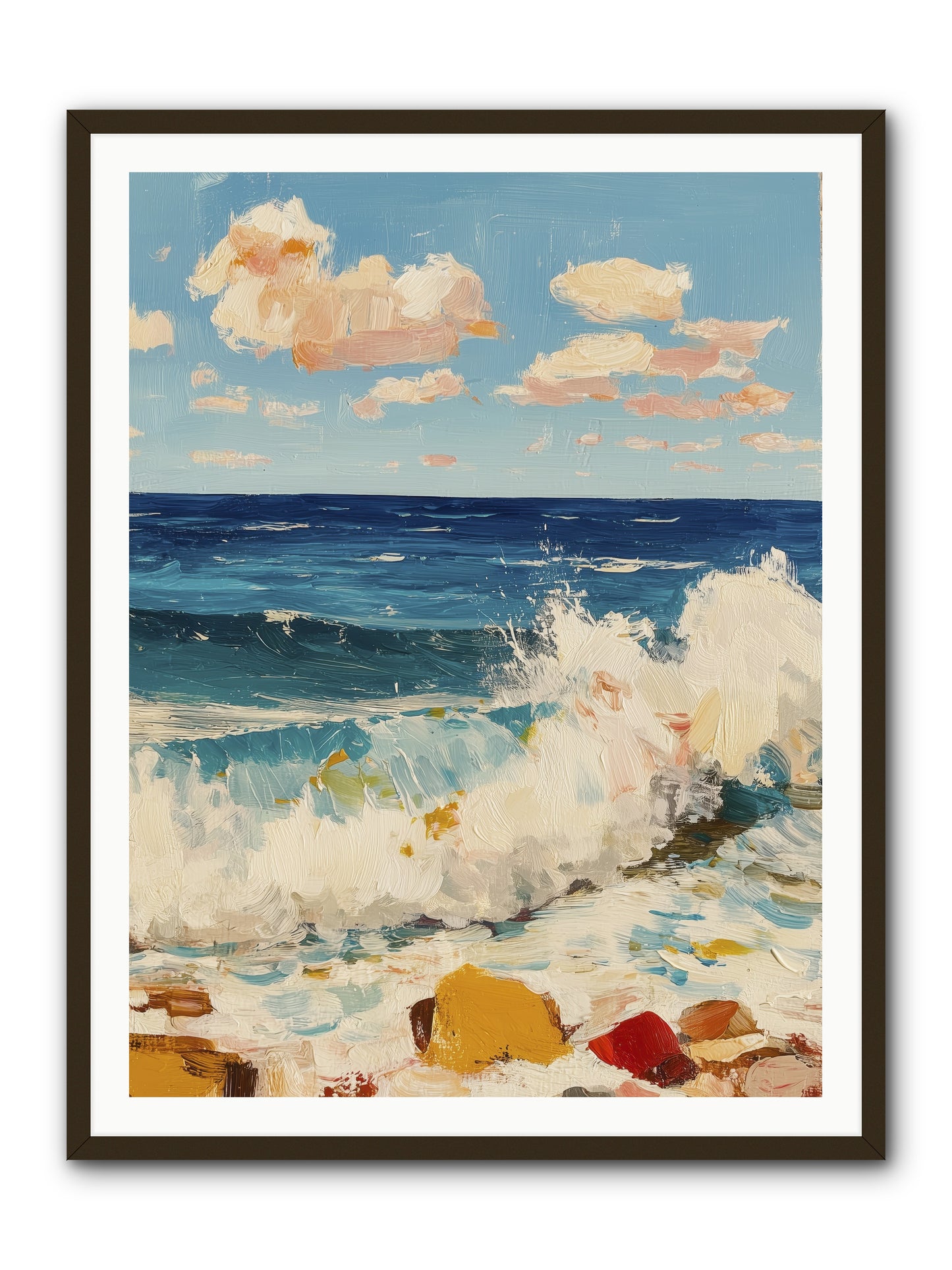 Where Worlds Collide -- Framed Print - Black 36x48