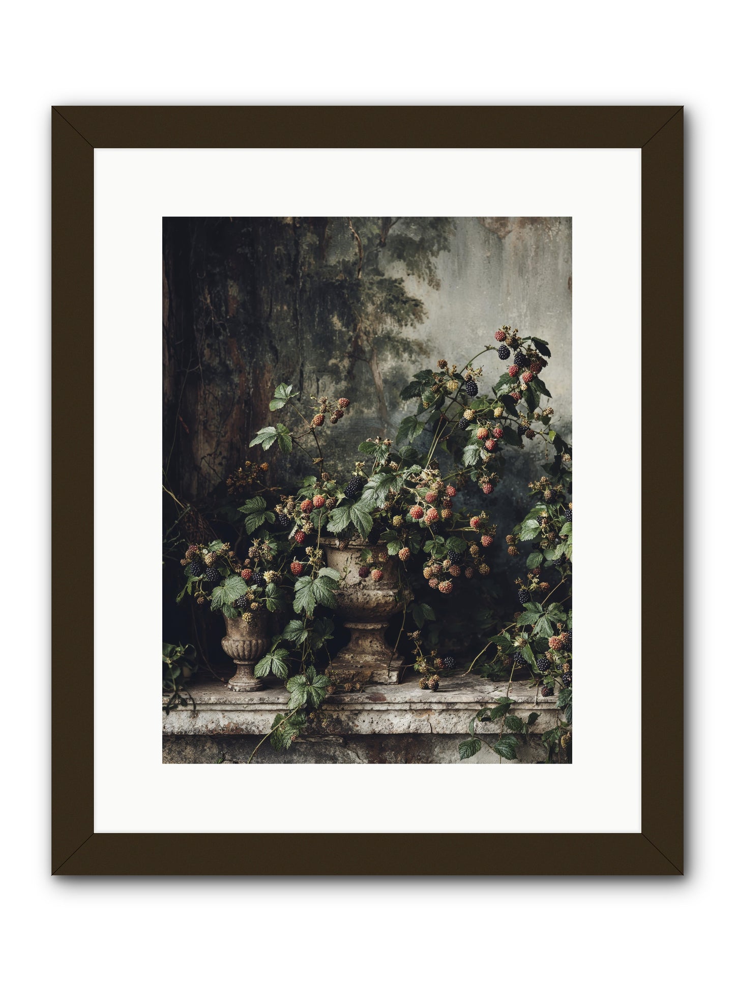 Where Yesterday Lives -- Framed Print - Black 12x16