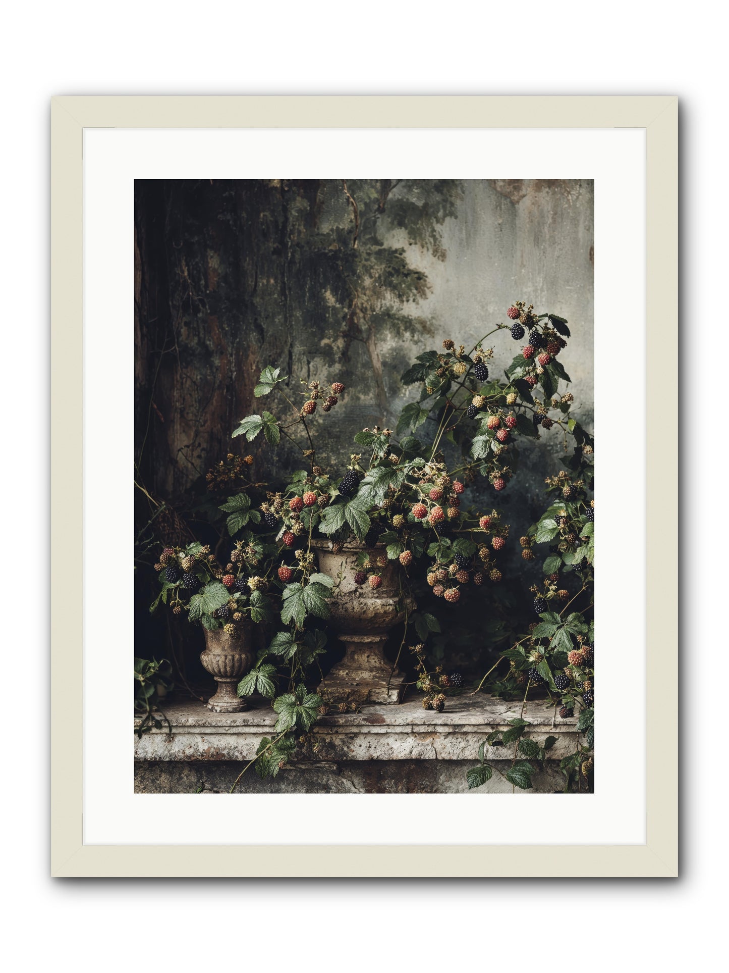 Where Yesterday Lives -- Framed Print - White 18x24