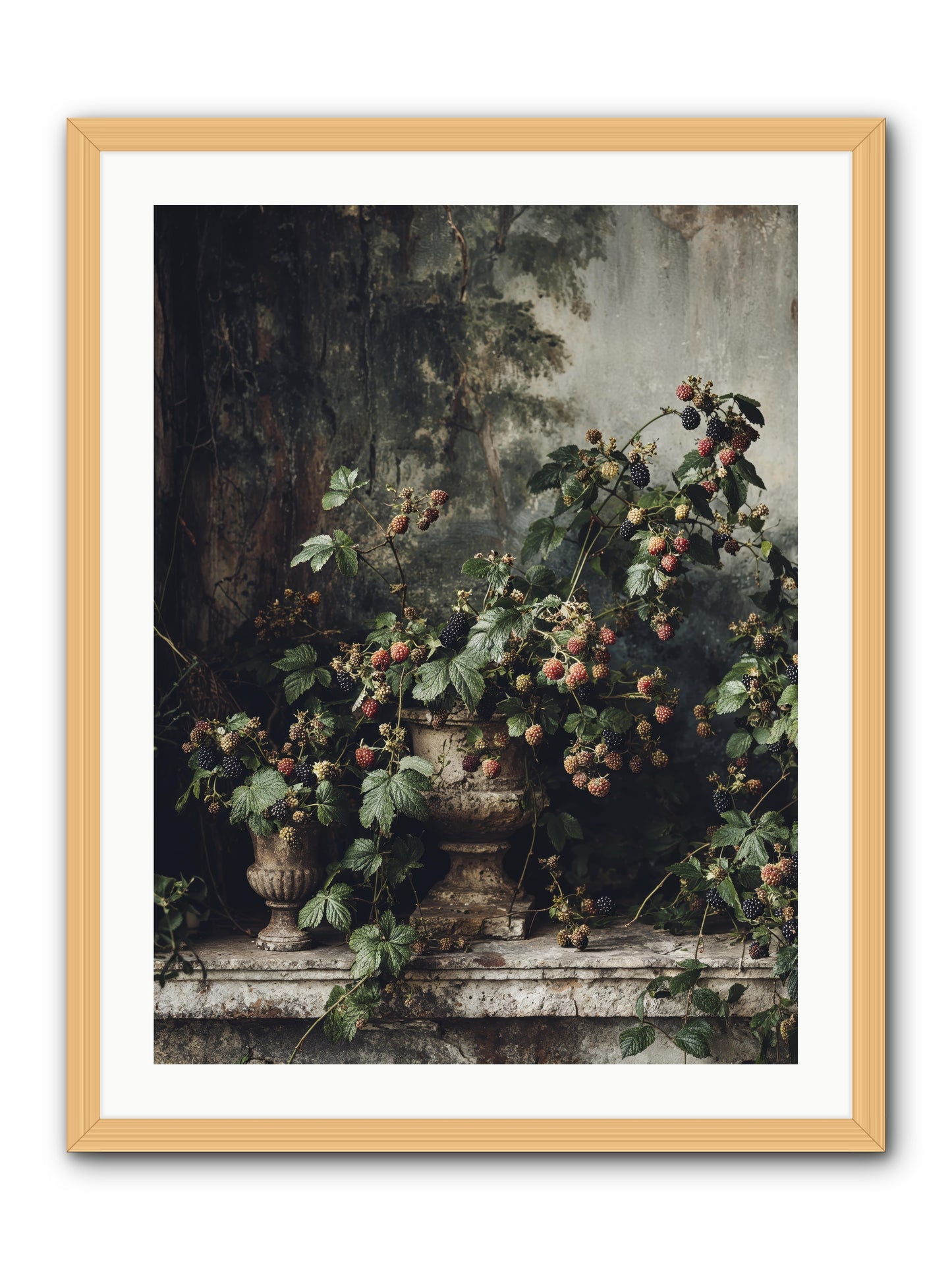 Where Yesterday Lives -- Framed Print - Natural 24x32