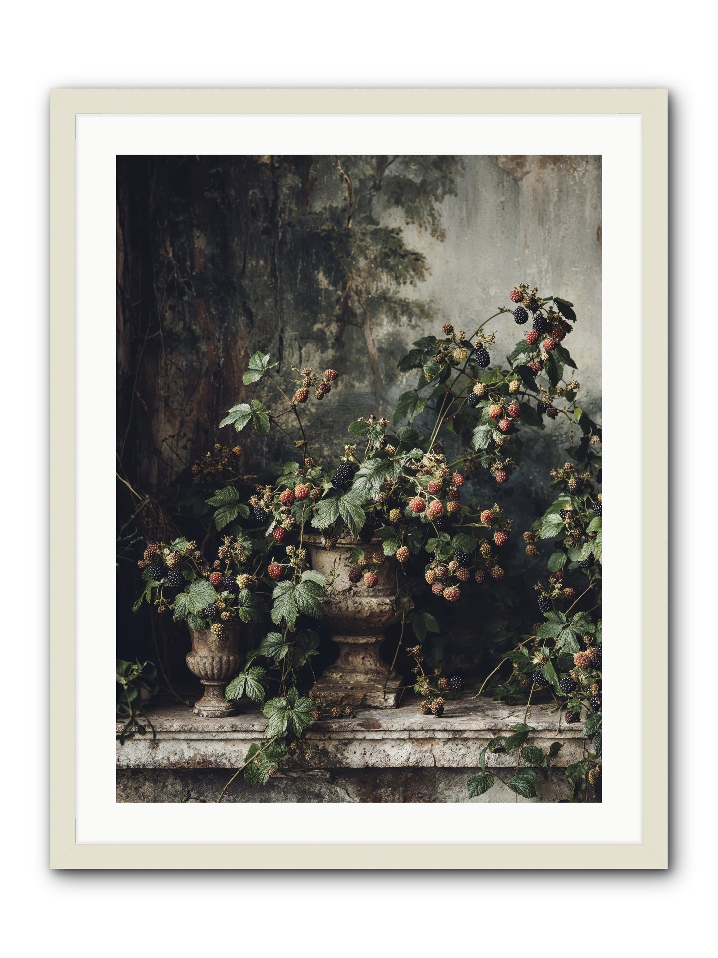 Where Yesterday Lives -- Framed Print - White 24x32