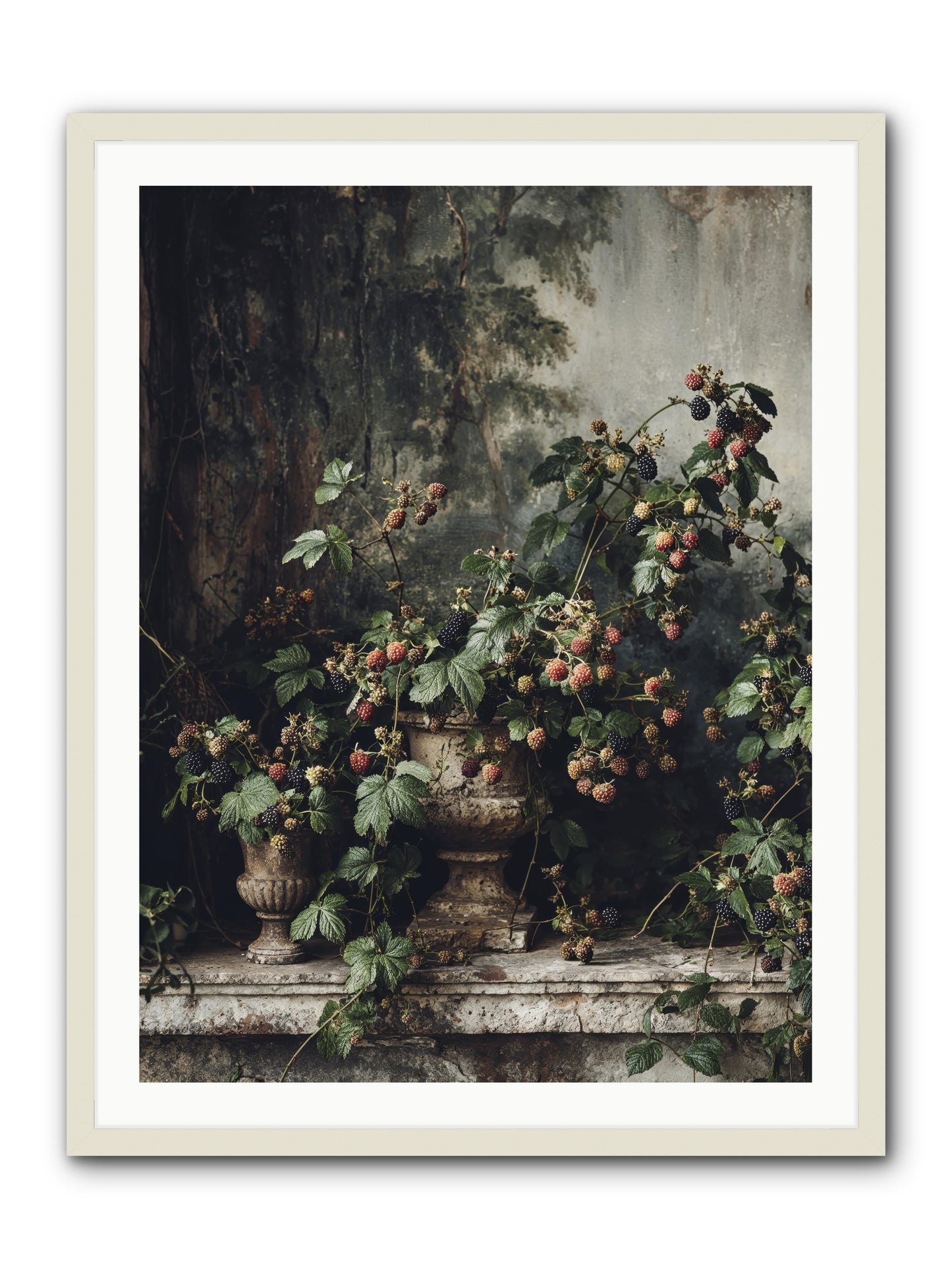 Where Yesterday Lives -- Framed Print - White 30x40