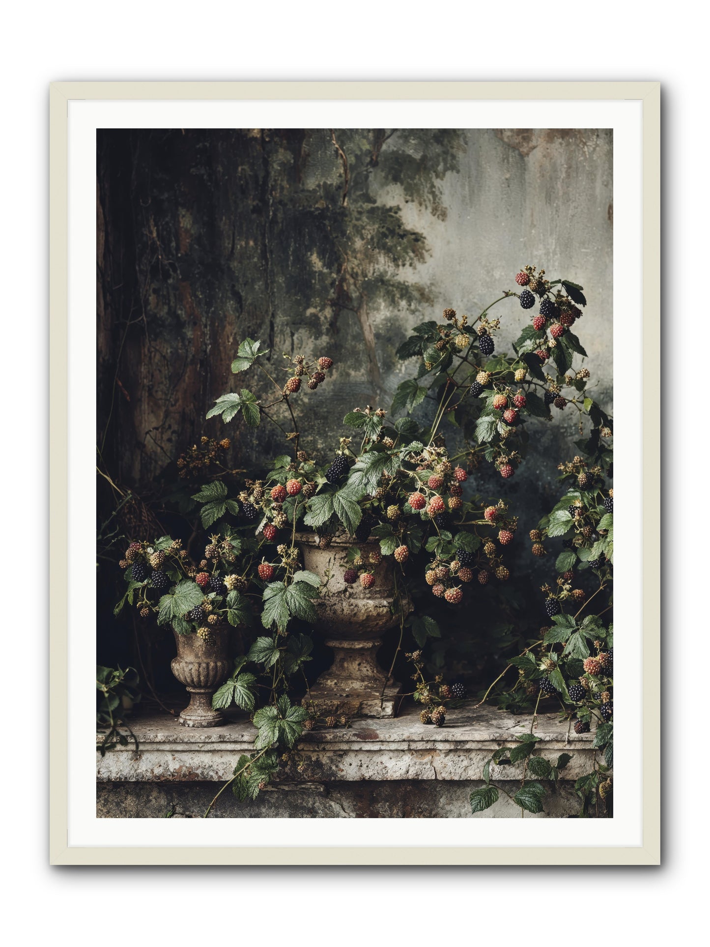Where Yesterday Lives -- Framed Print - White 36x48