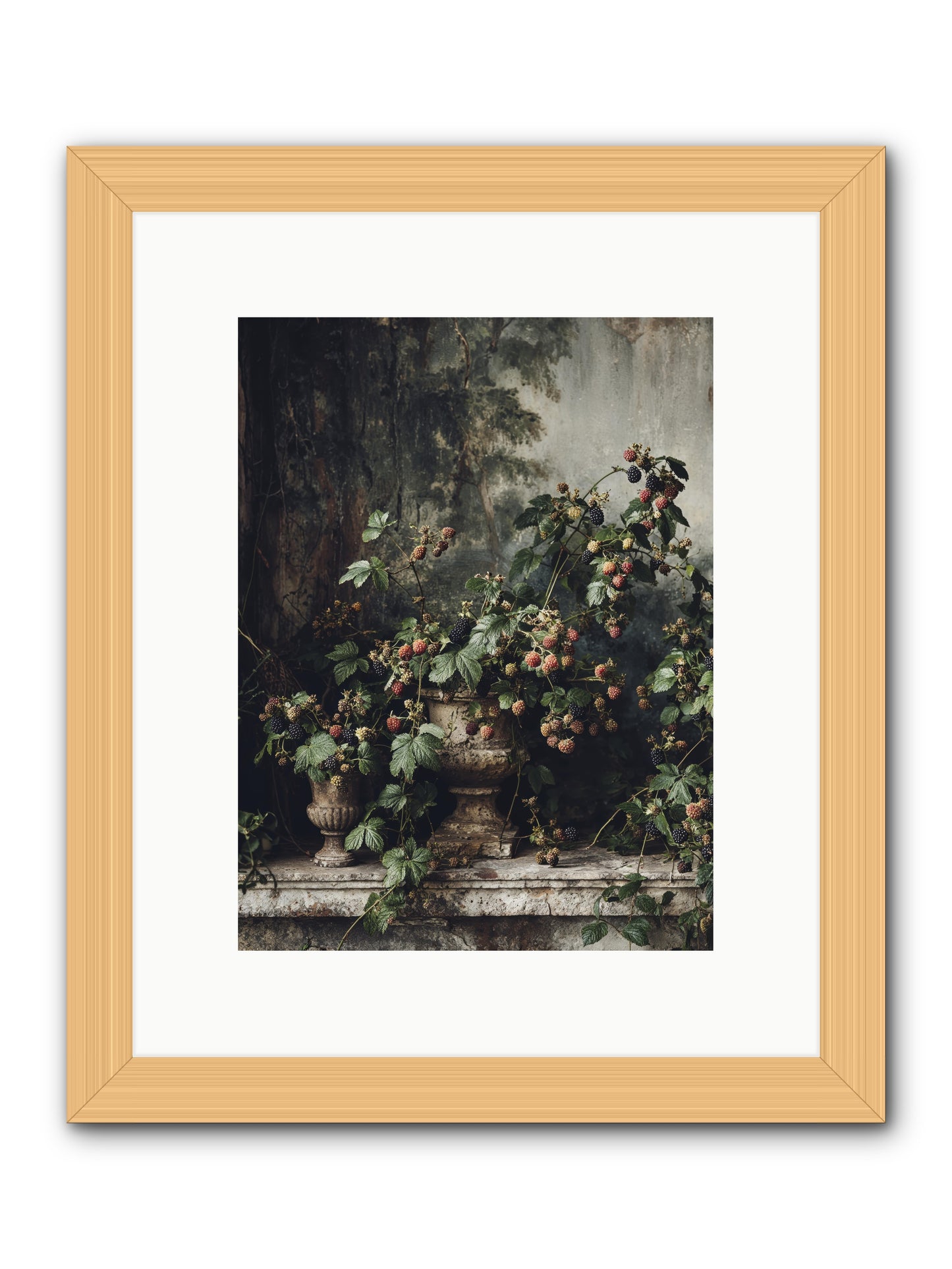 Where Yesterday Lives -- Framed Print - Natural 9x12