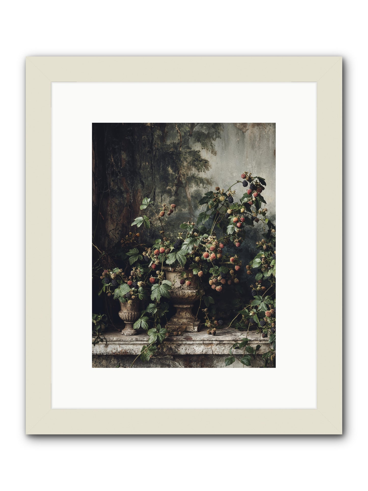 Where Yesterday Lives -- Framed Print - White 9x12