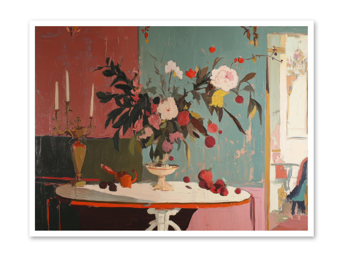 Where blossoms linger -- Paper Print 48x36