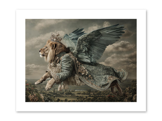 Where the Clouds Remember -- Paper Print 12x9