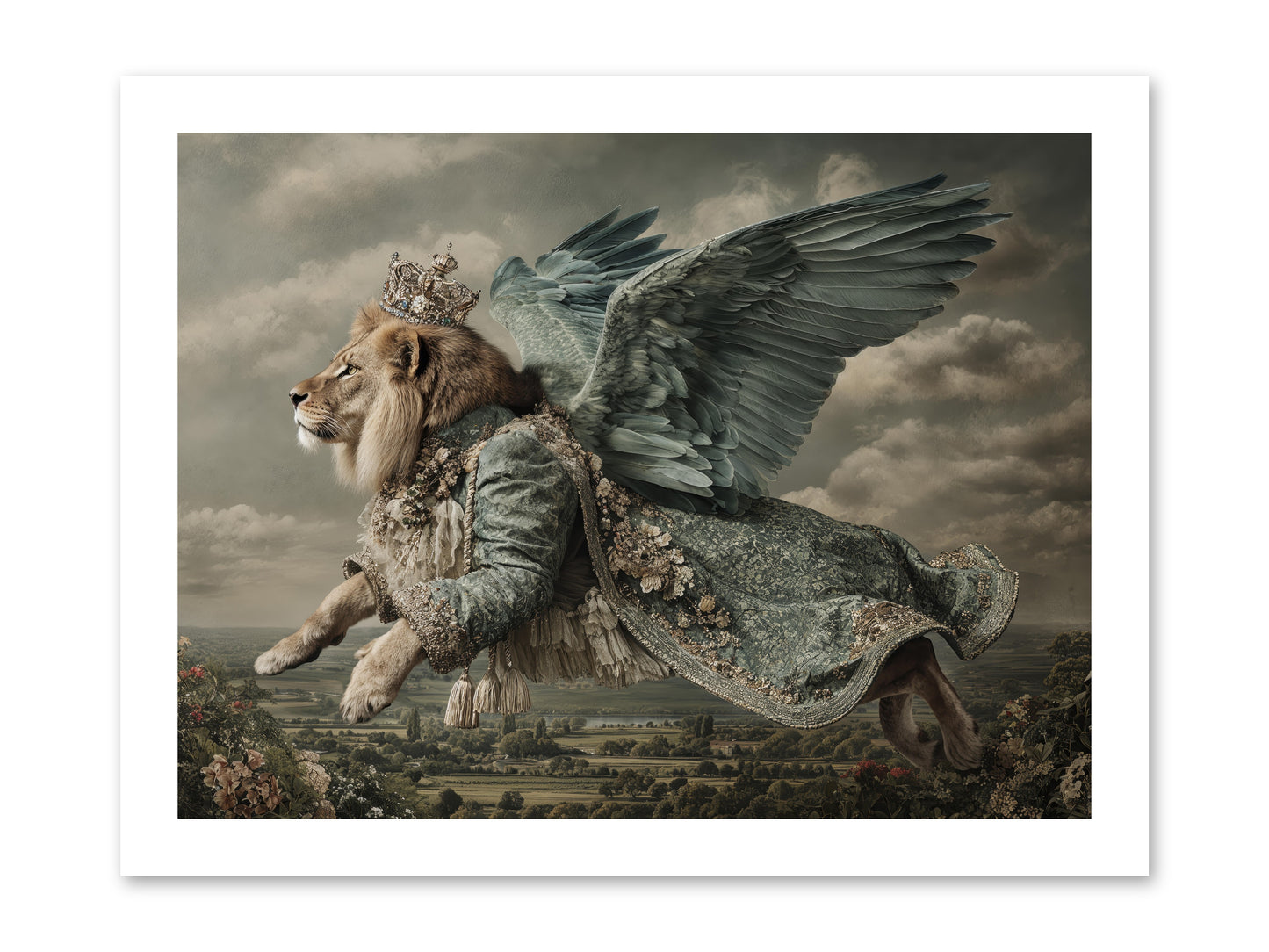 Where the Clouds Remember -- Loose Canvas Print 16x12