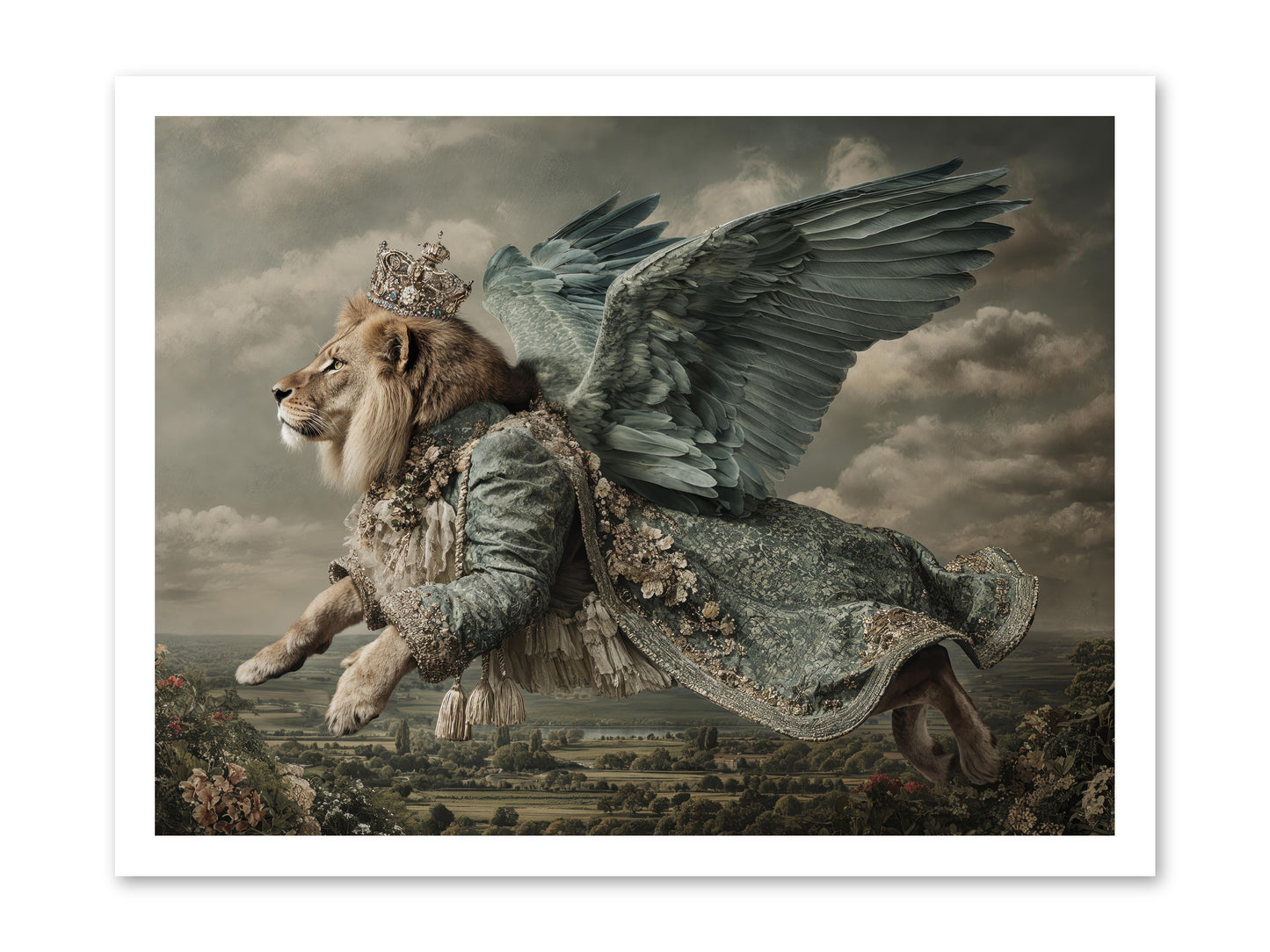 Where the Clouds Remember -- Paper Print 24x18