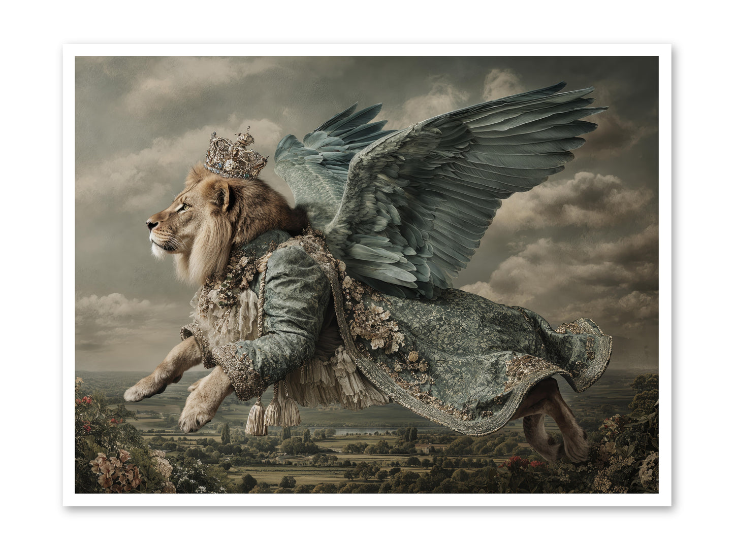 Where the Clouds Remember -- Paper Print 48x36
