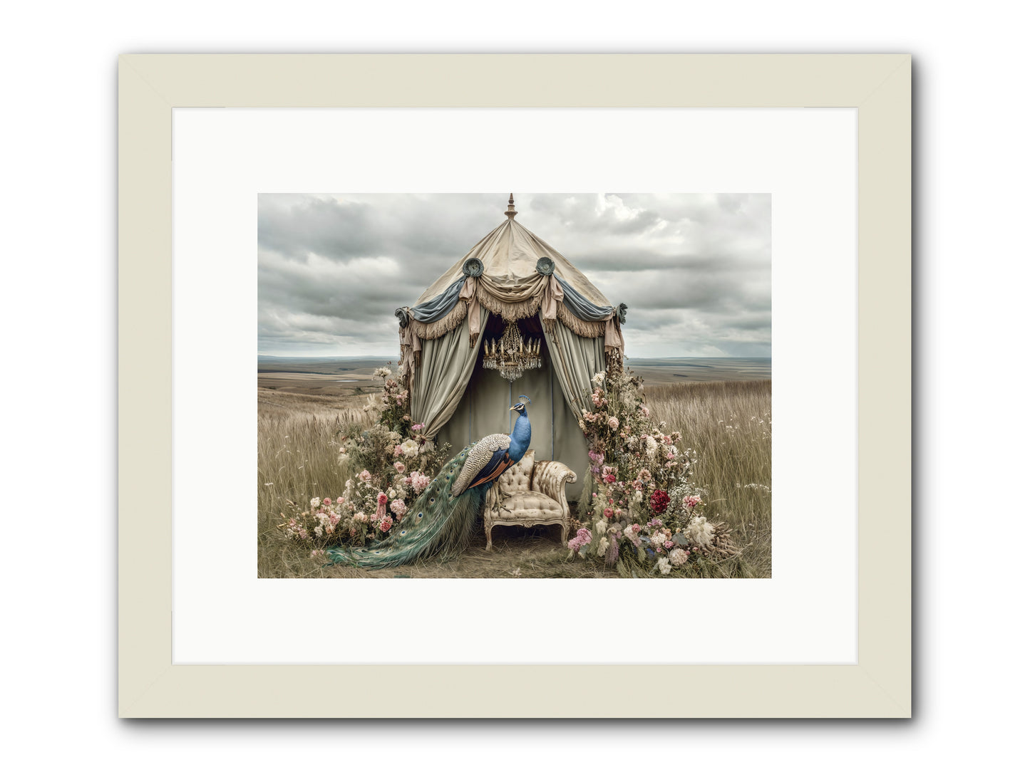 Where the Wild Grew Gentle -- Framed Print - White 12x9