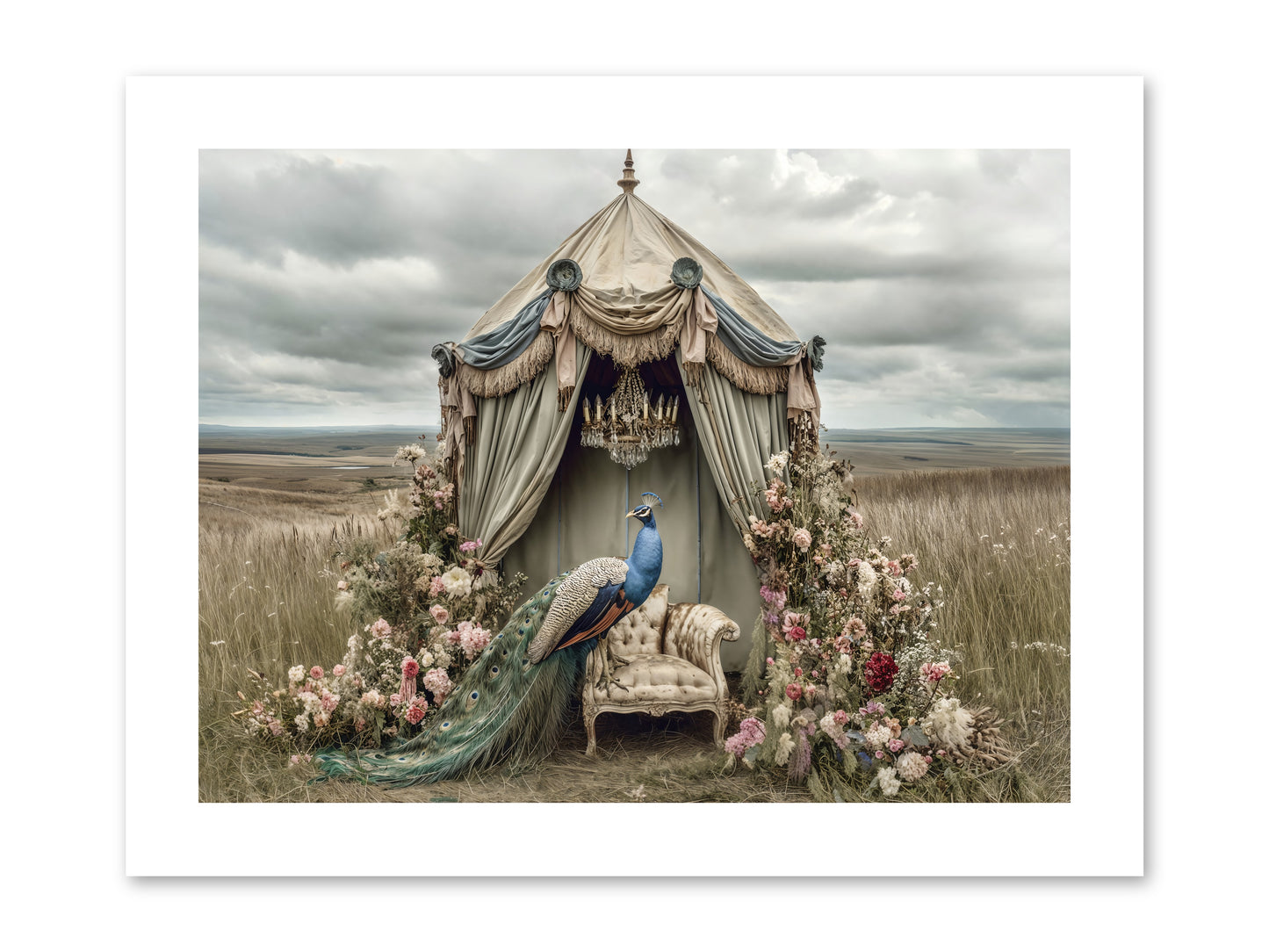 Where the Wild Grew Gentle -- Loose Canvas Print 12x9