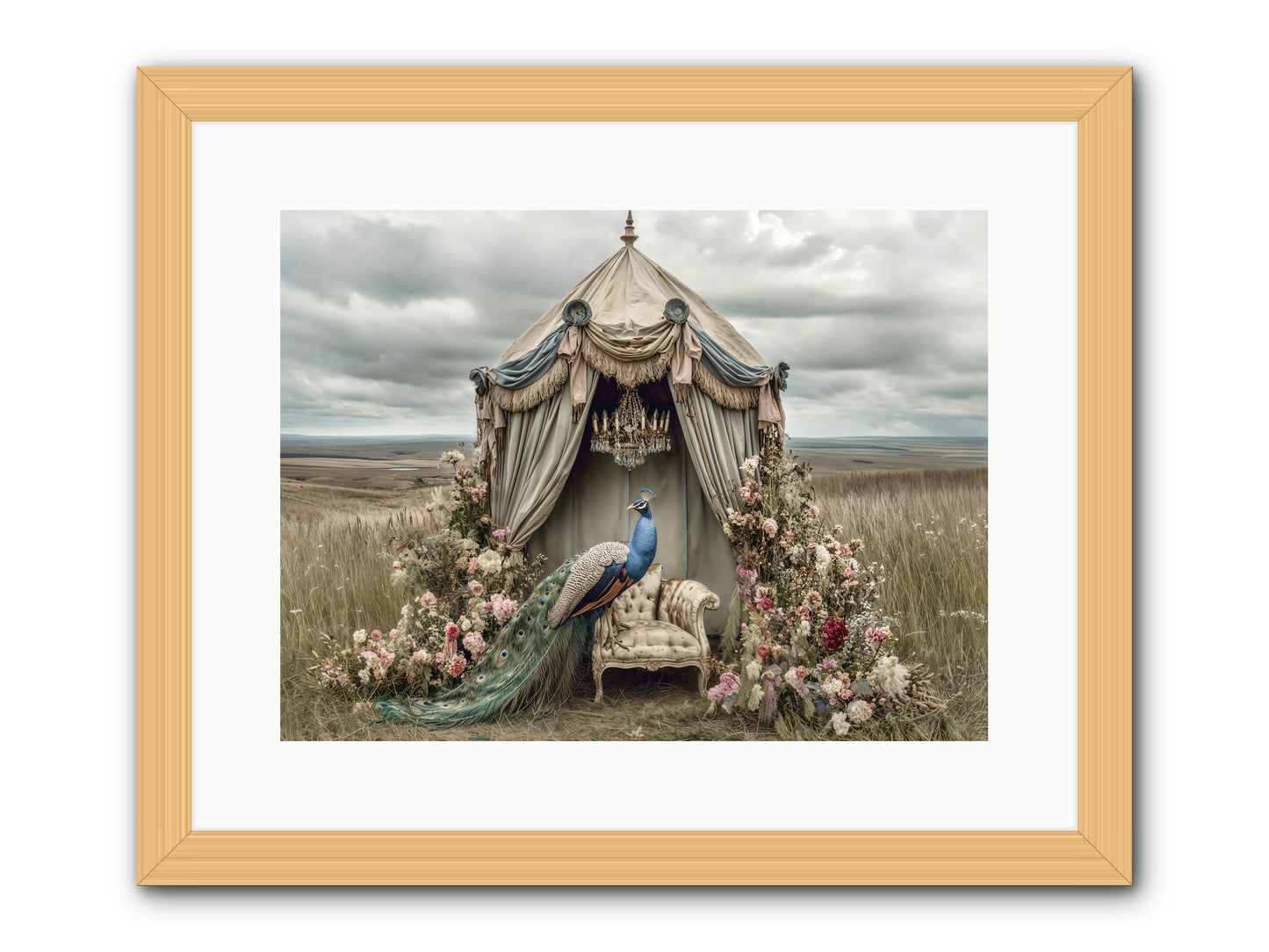 Where the Wild Grew Gentle -- Framed Print - Natural 16x12