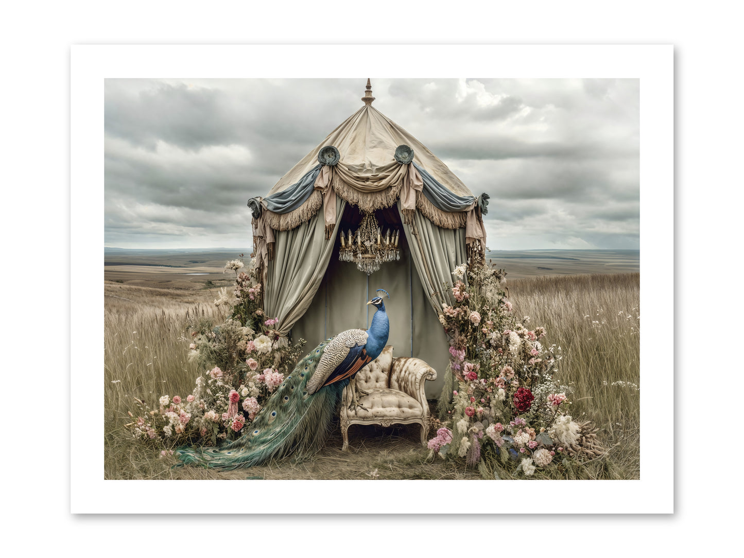 Where the Wild Grew Gentle -- Loose Canvas Print 16x12