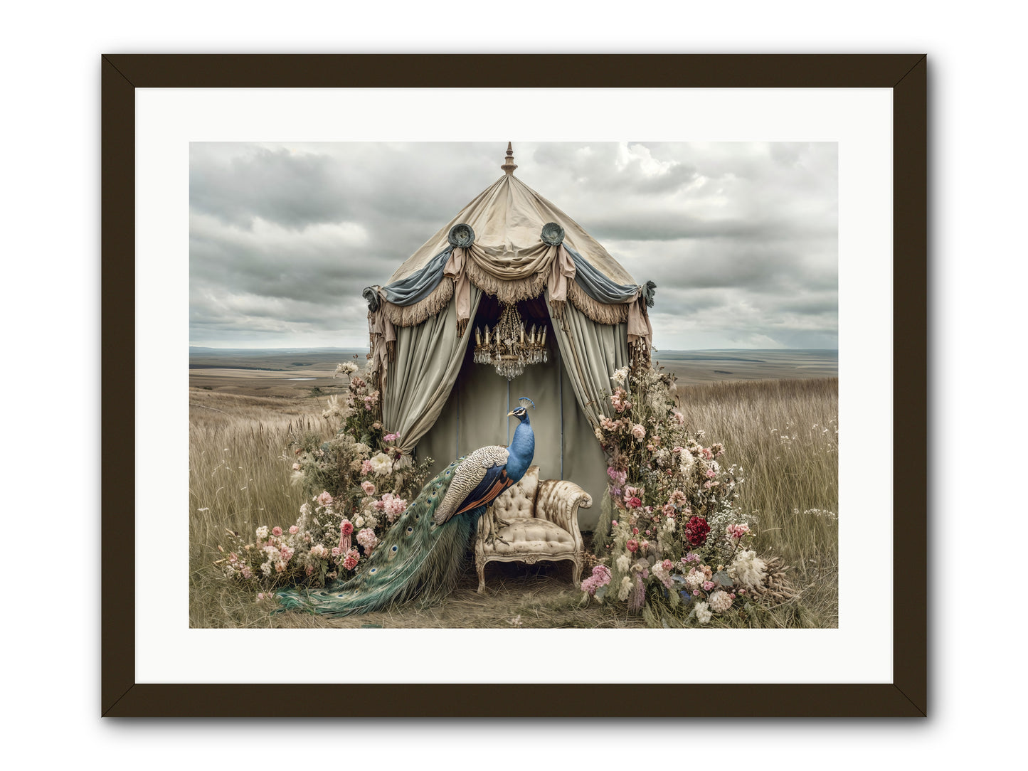 Where the Wild Grew Gentle -- Framed Print - Black 24x18