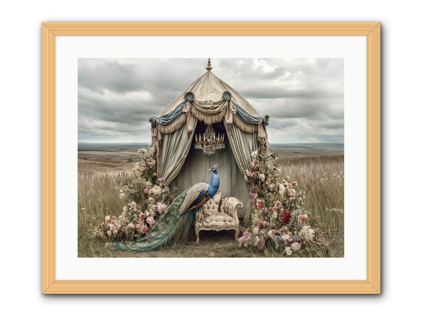 Where the Wild Grew Gentle -- Framed Print - Natural 24x18
