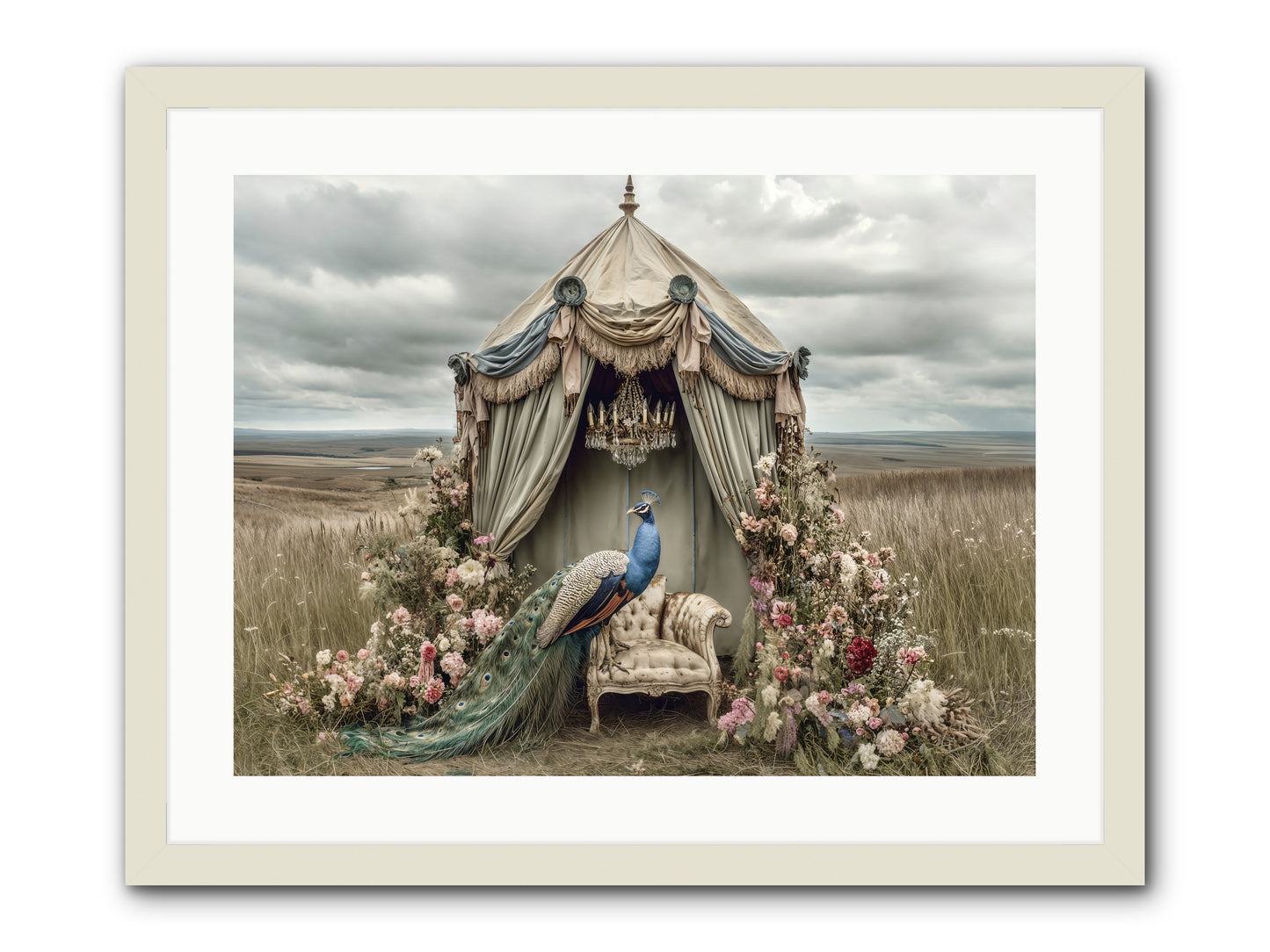 Where the Wild Grew Gentle -- Framed Print - White 24x18