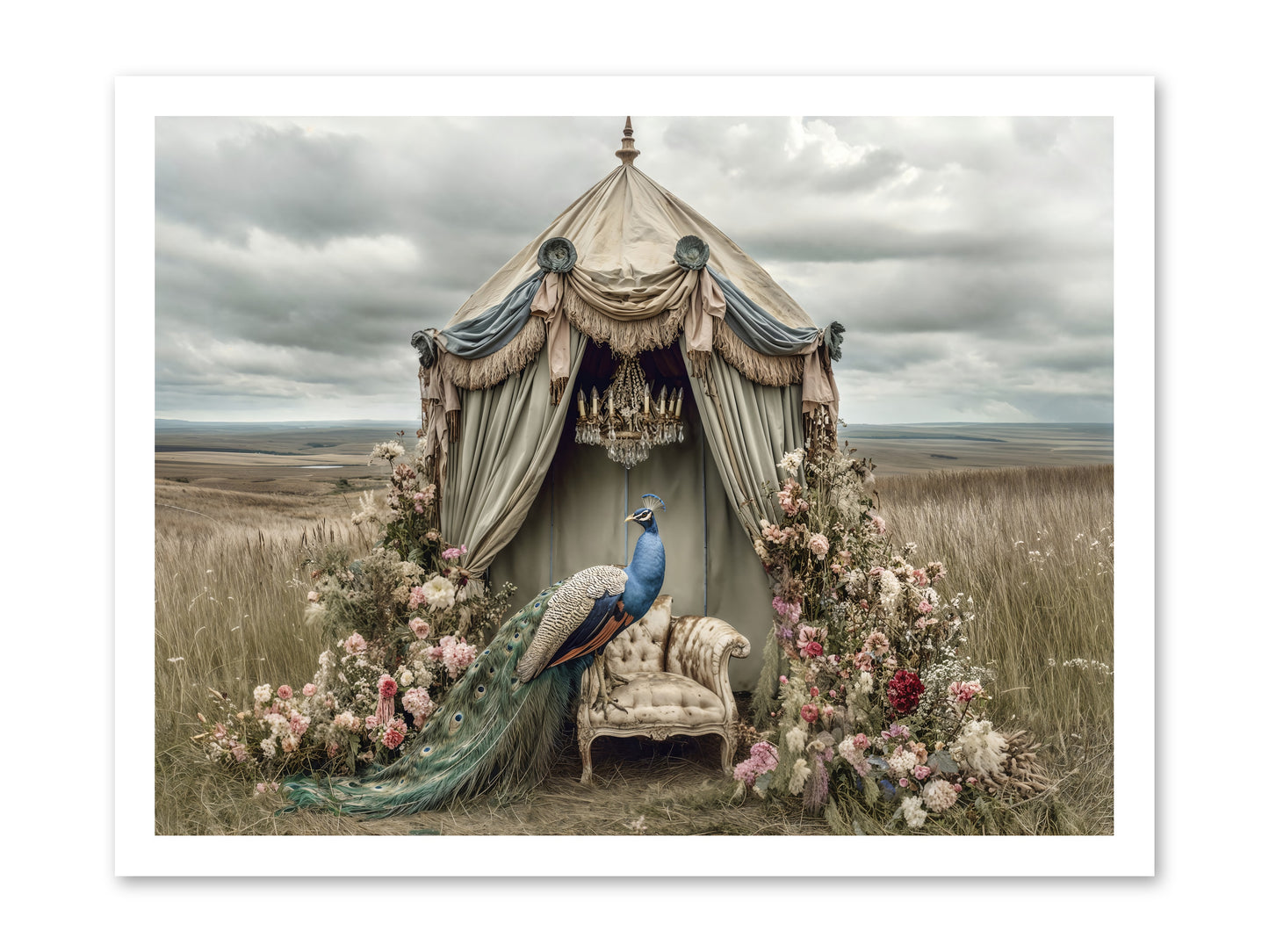 Where the Wild Grew Gentle -- Loose Canvas Print 24x18