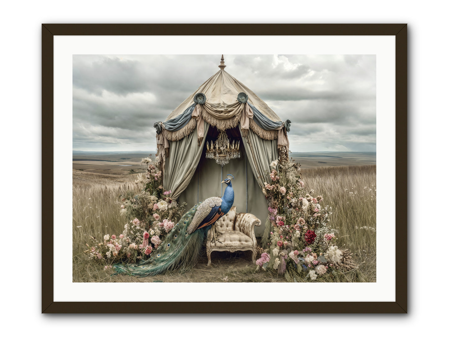Where the Wild Grew Gentle -- Framed Print - Black 32x24