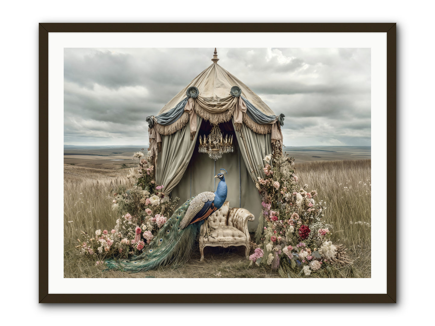 Where the Wild Grew Gentle -- Framed Print - Black 40x30