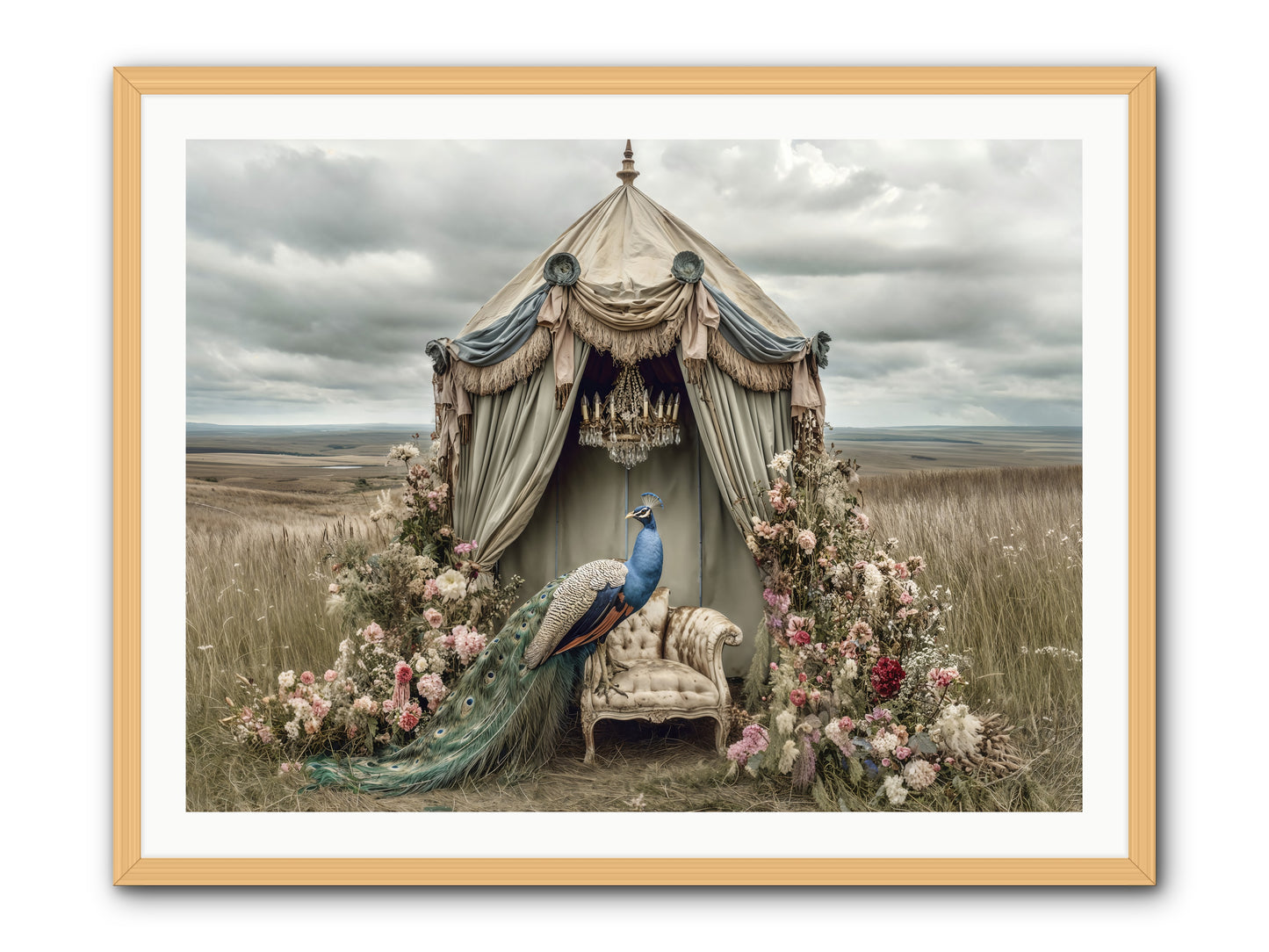 Where the Wild Grew Gentle -- Framed Print - Natural 40x30